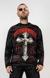Long Sleeve Mimetic Croce