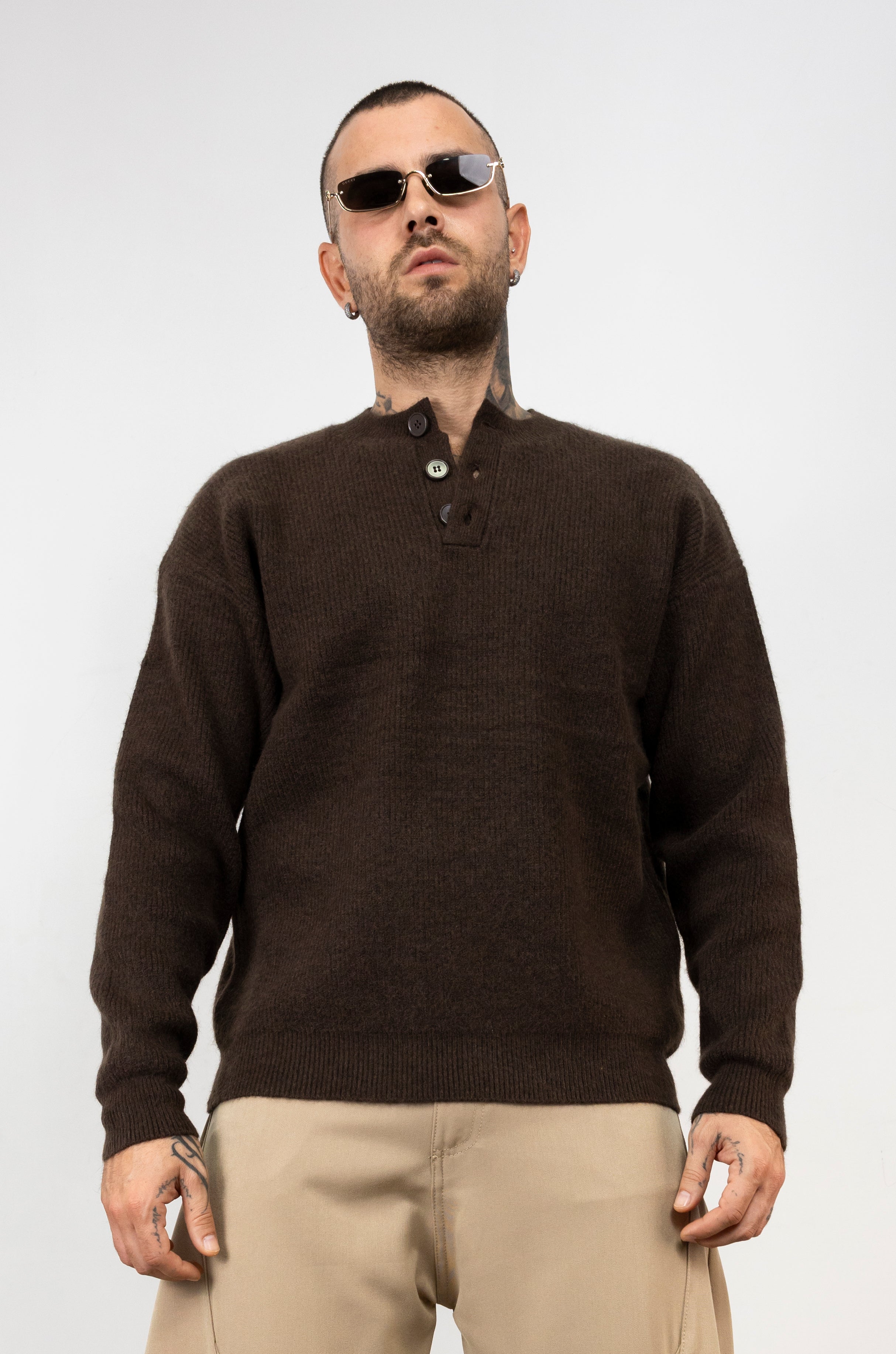 Maglione Button
