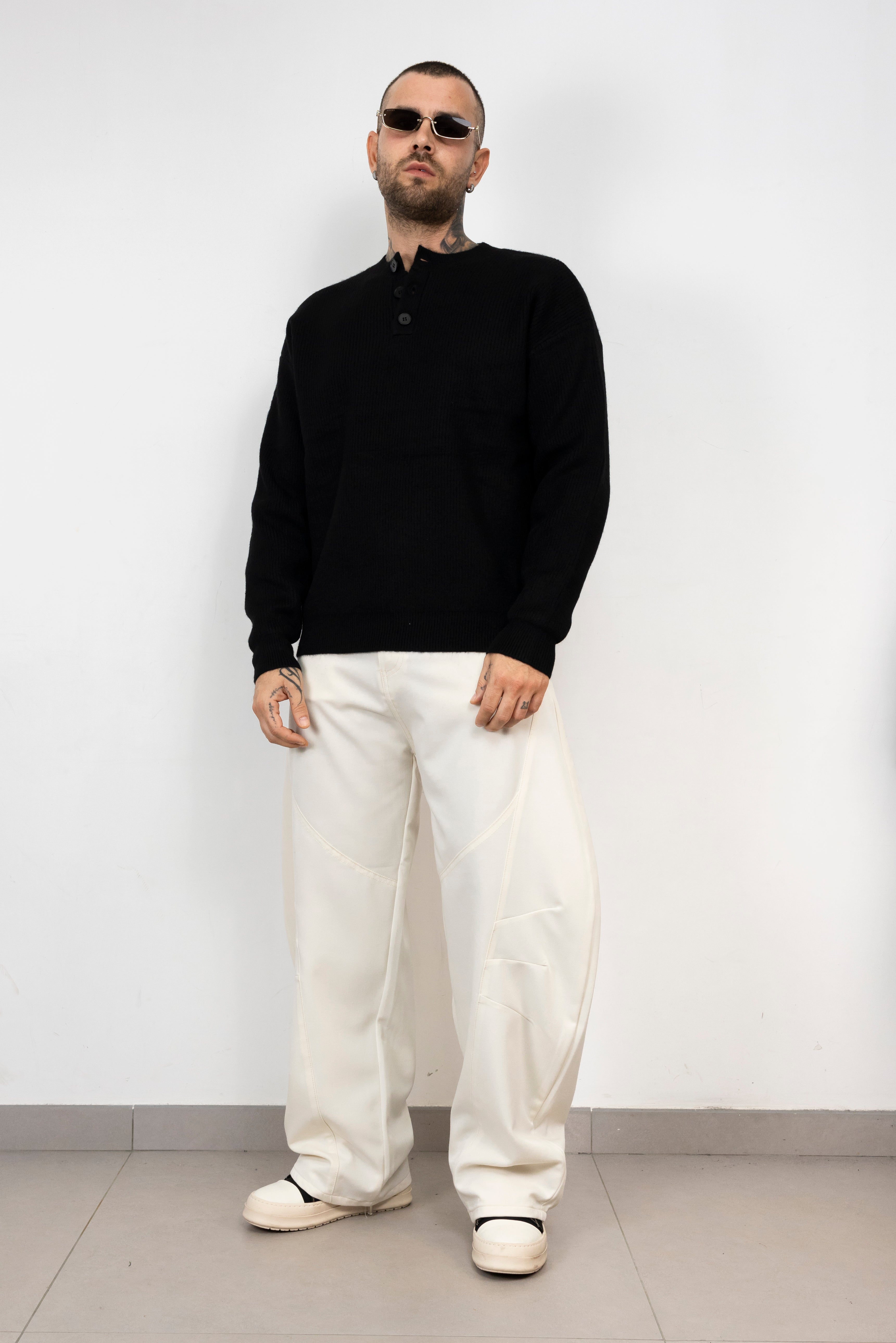 Maglione Button