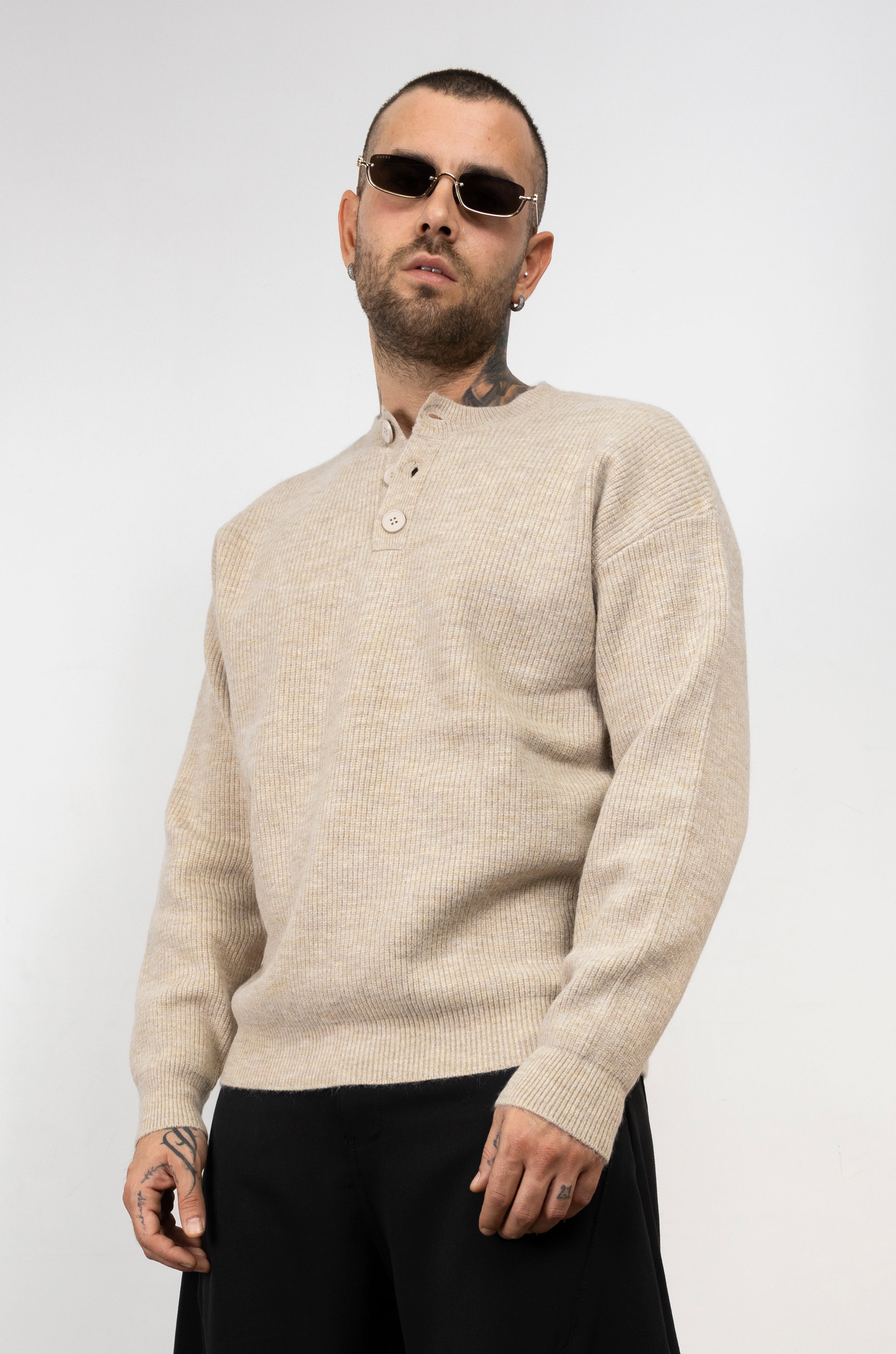 Maglione Button