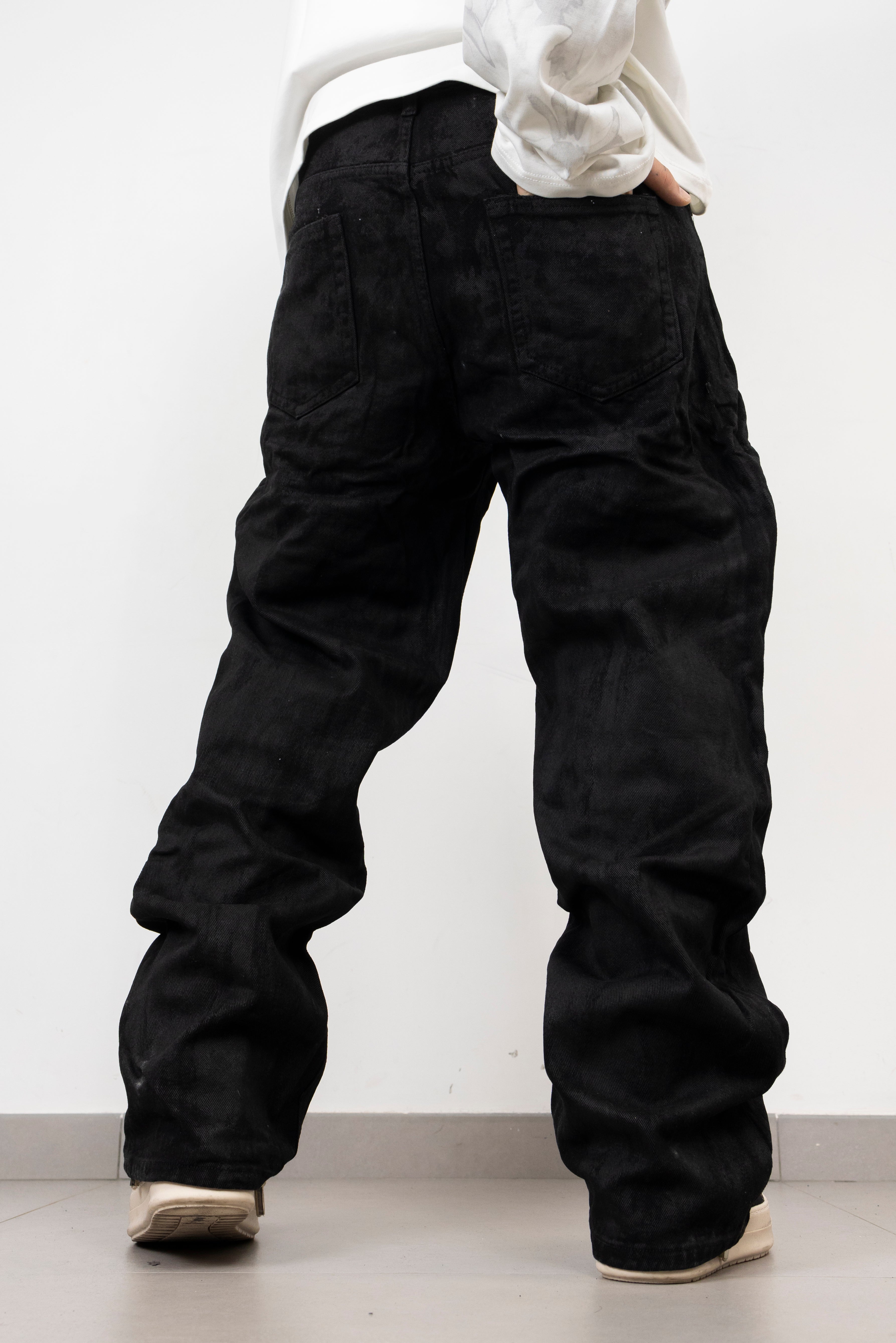 Baggy Spalmato Verniciato Black