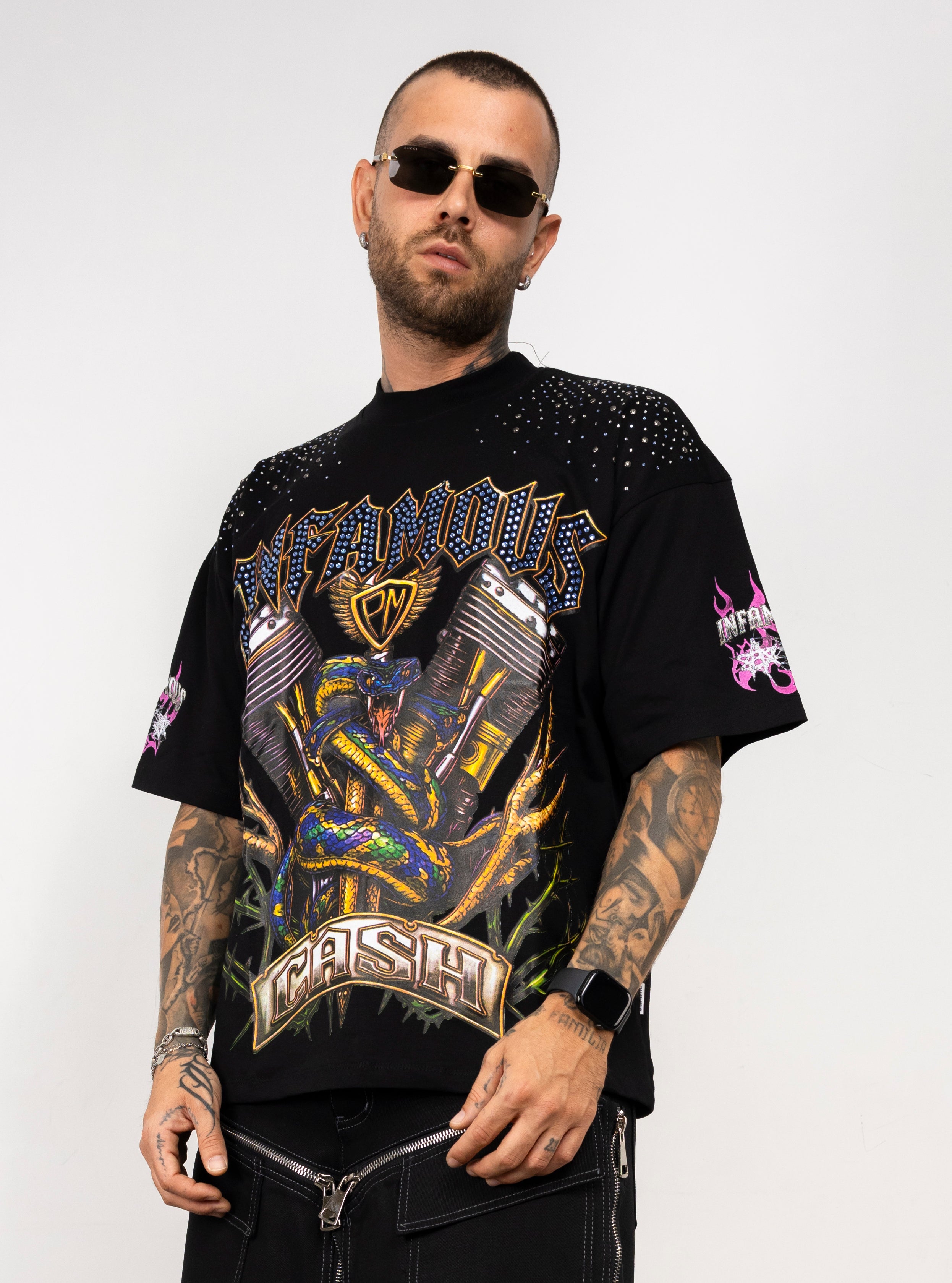 T-shirt INFAMOUS CASH