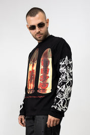 Long Sleeve Proiettile Strass