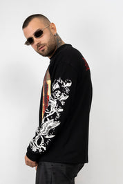 Long Sleeve Proiettile Strass
