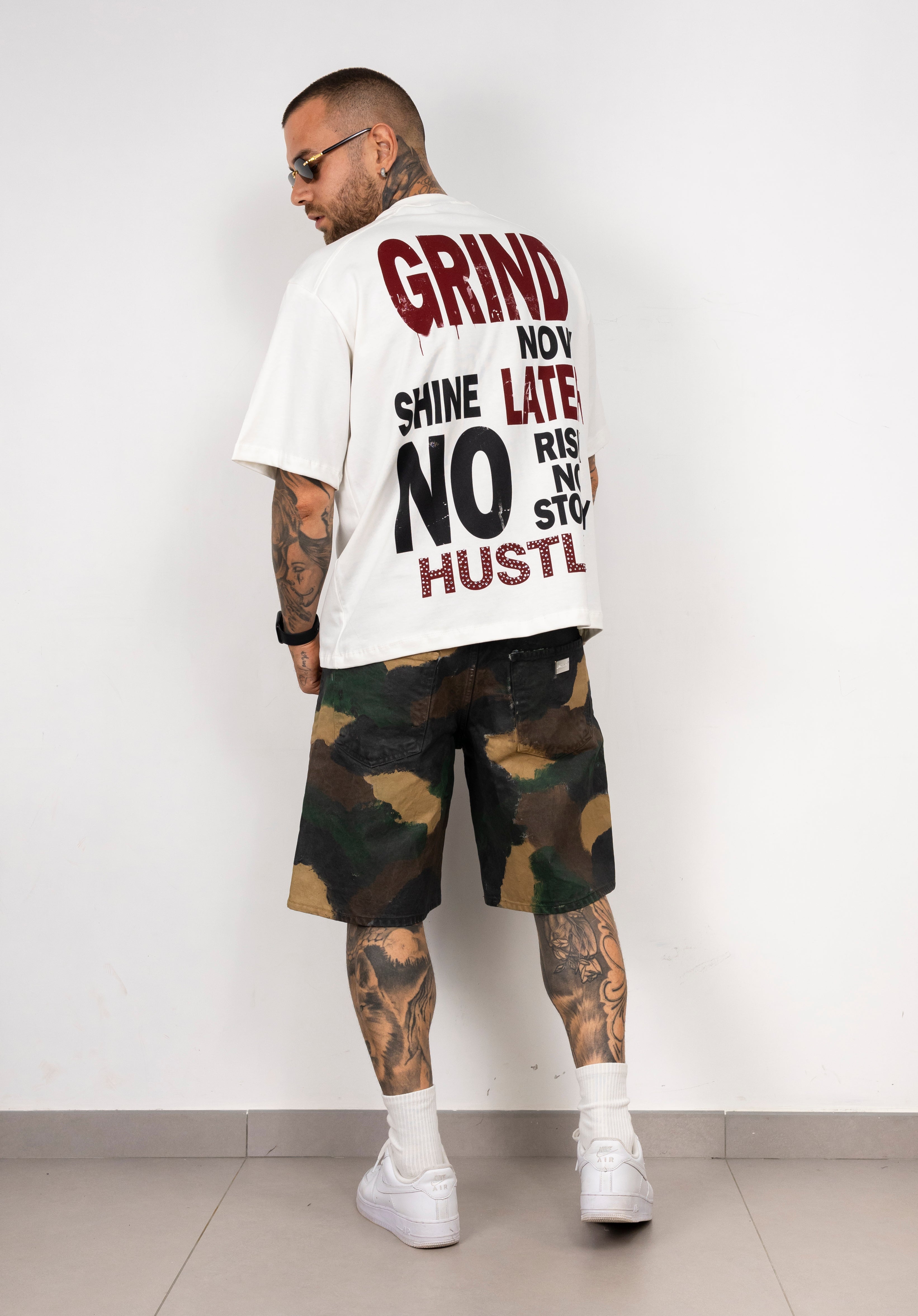 T-shirt GRIND NOW, SHINE LATER