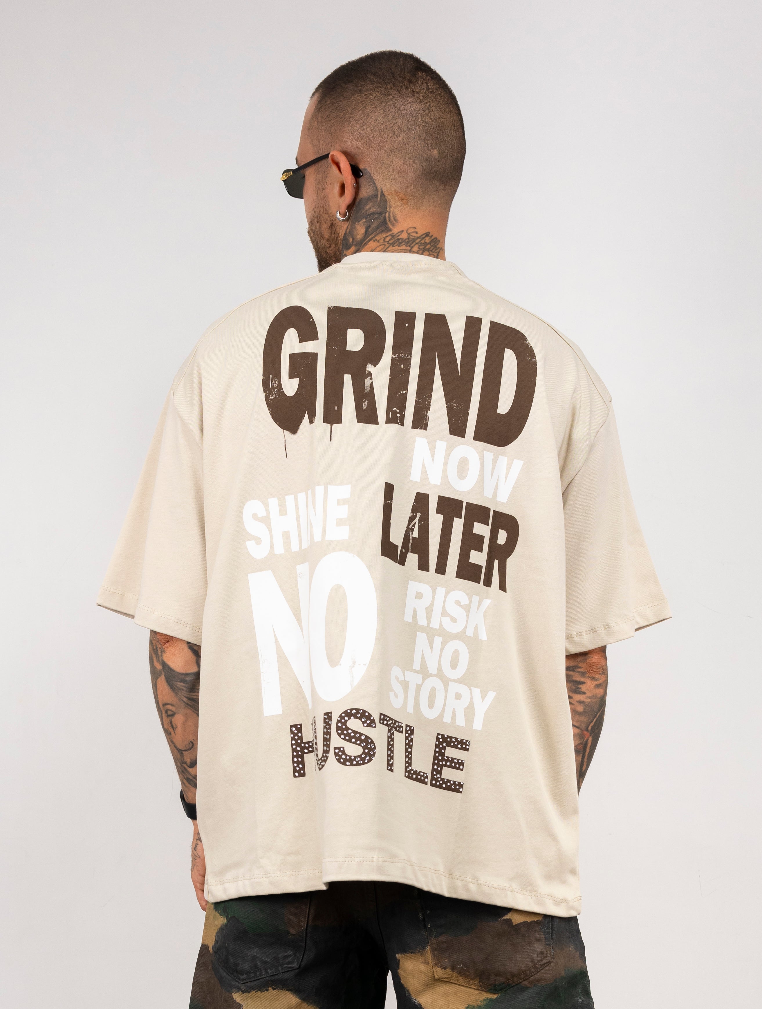 T-shirt GRIND NOW, SHINE LATER