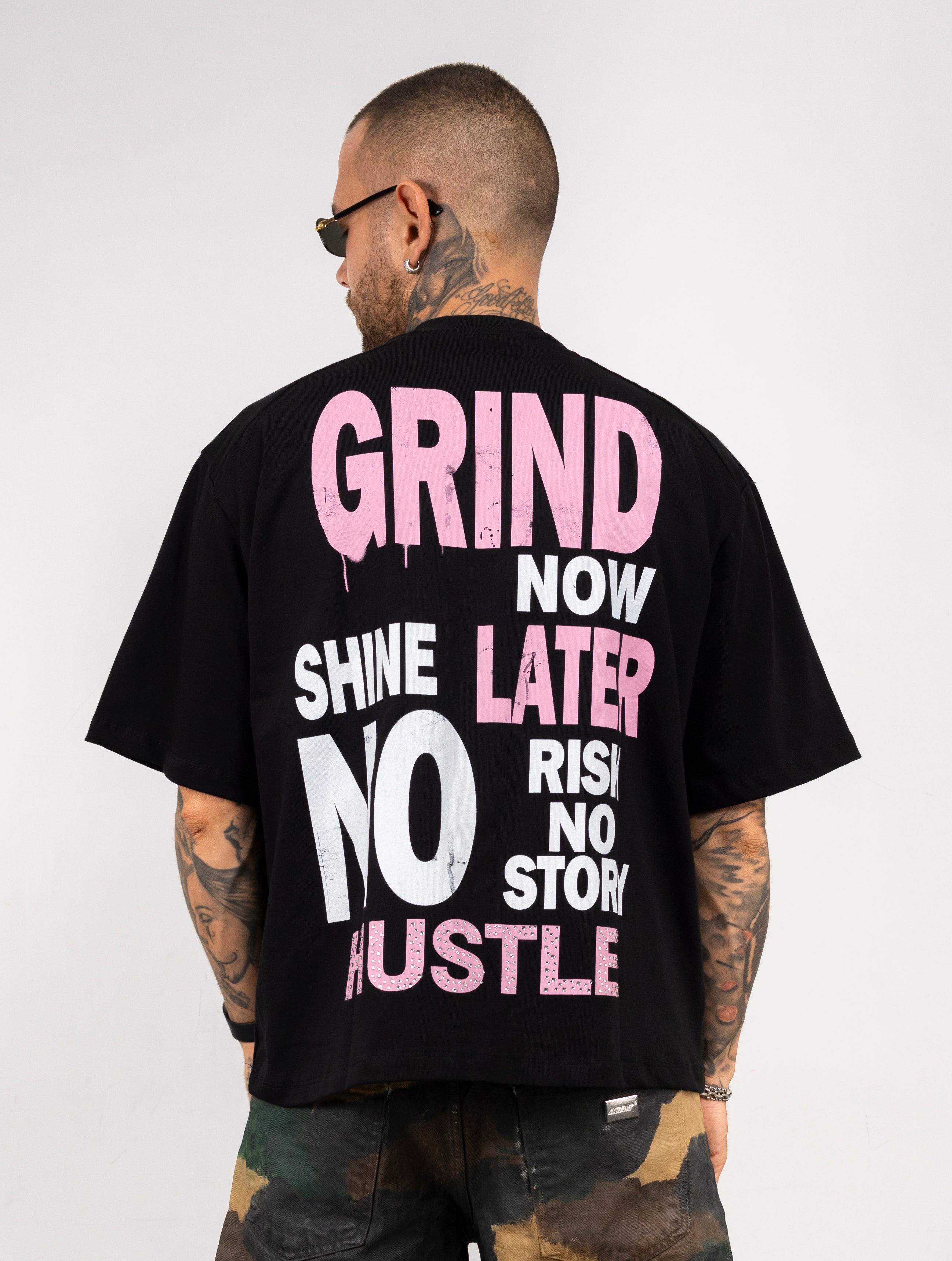 T-shirt GRIND NOW, SHINE LATER
