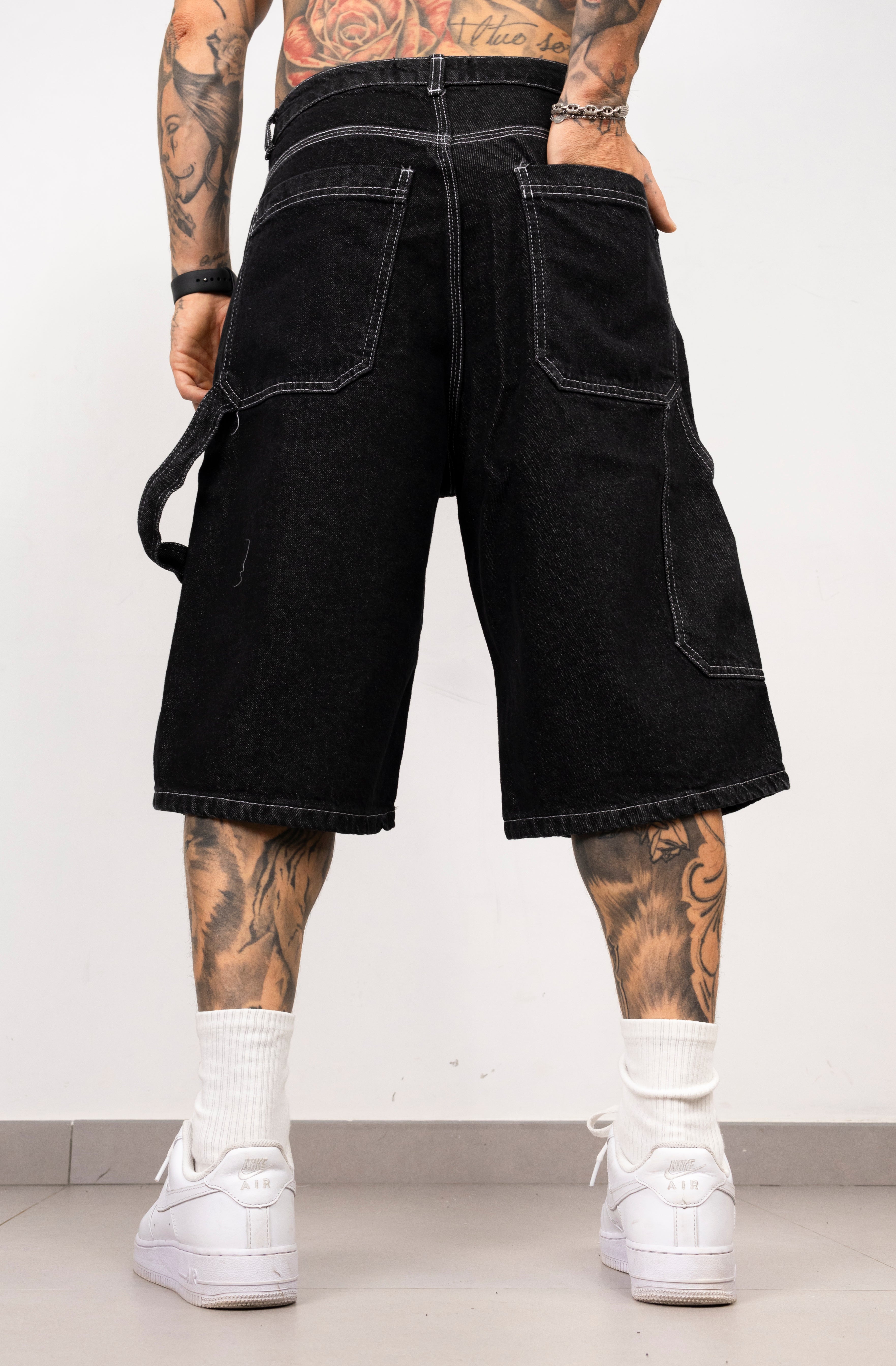 Bermuda denim lavaggio zero