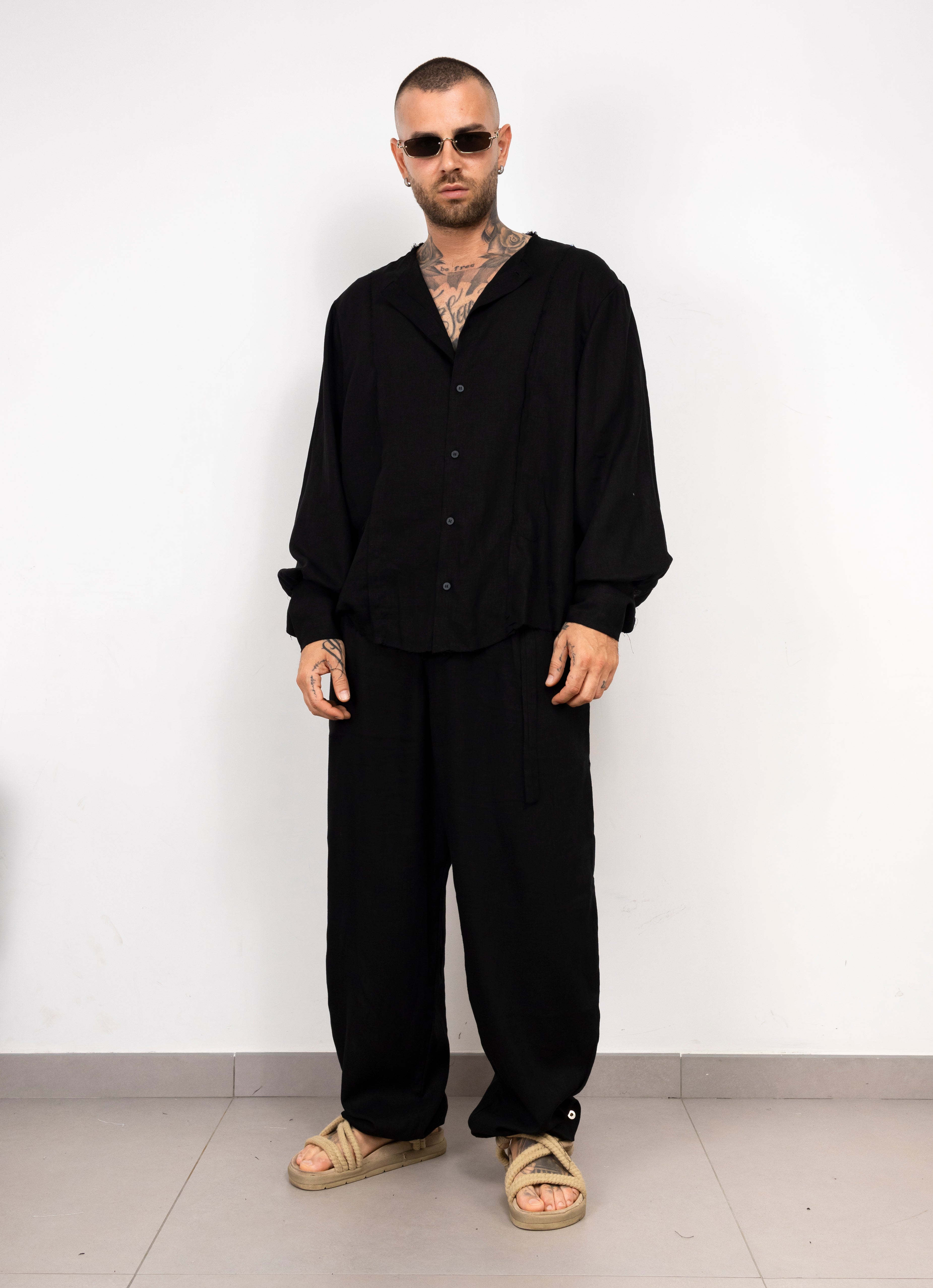 Coordinato in lino Hydo