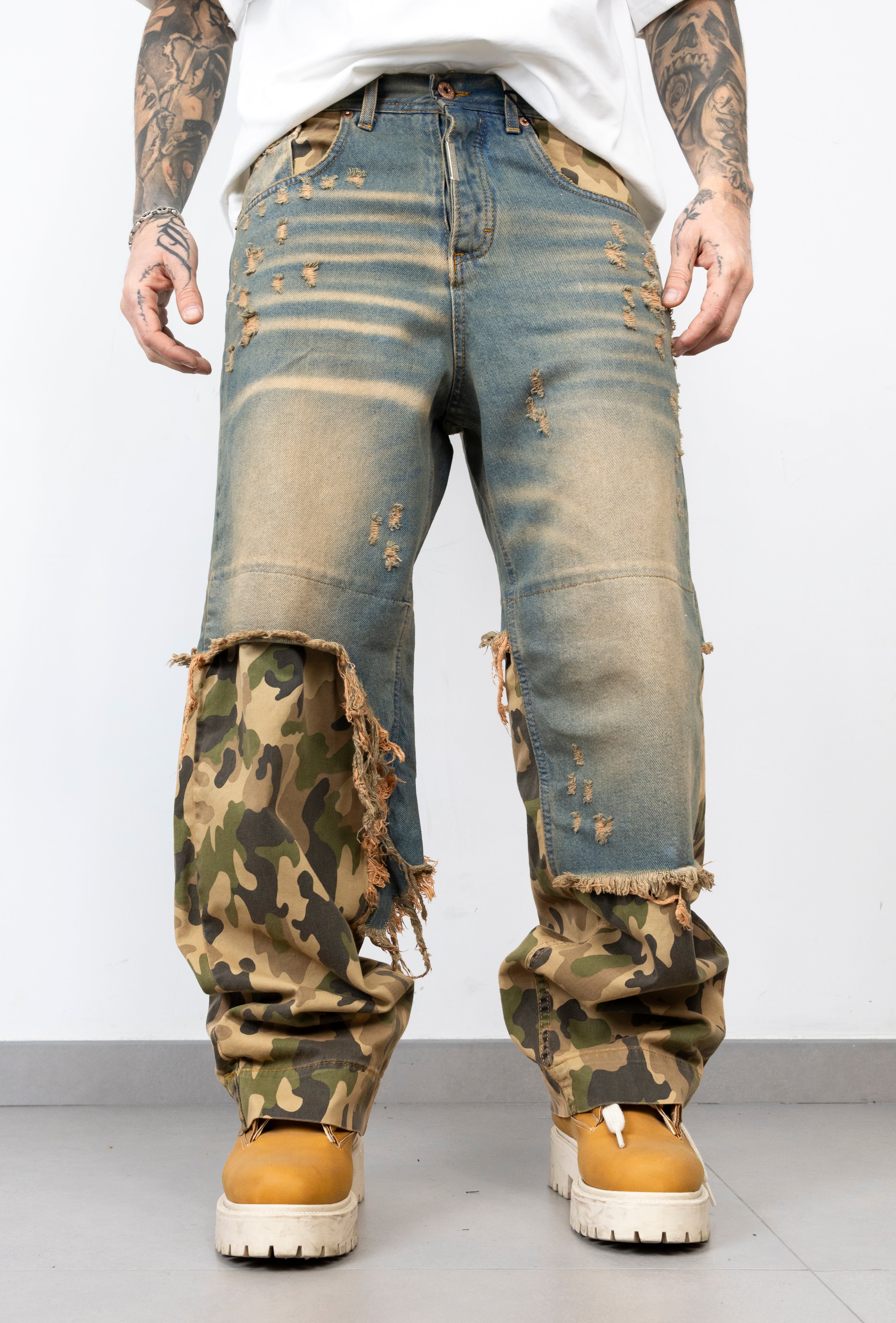 Super baggy army blue