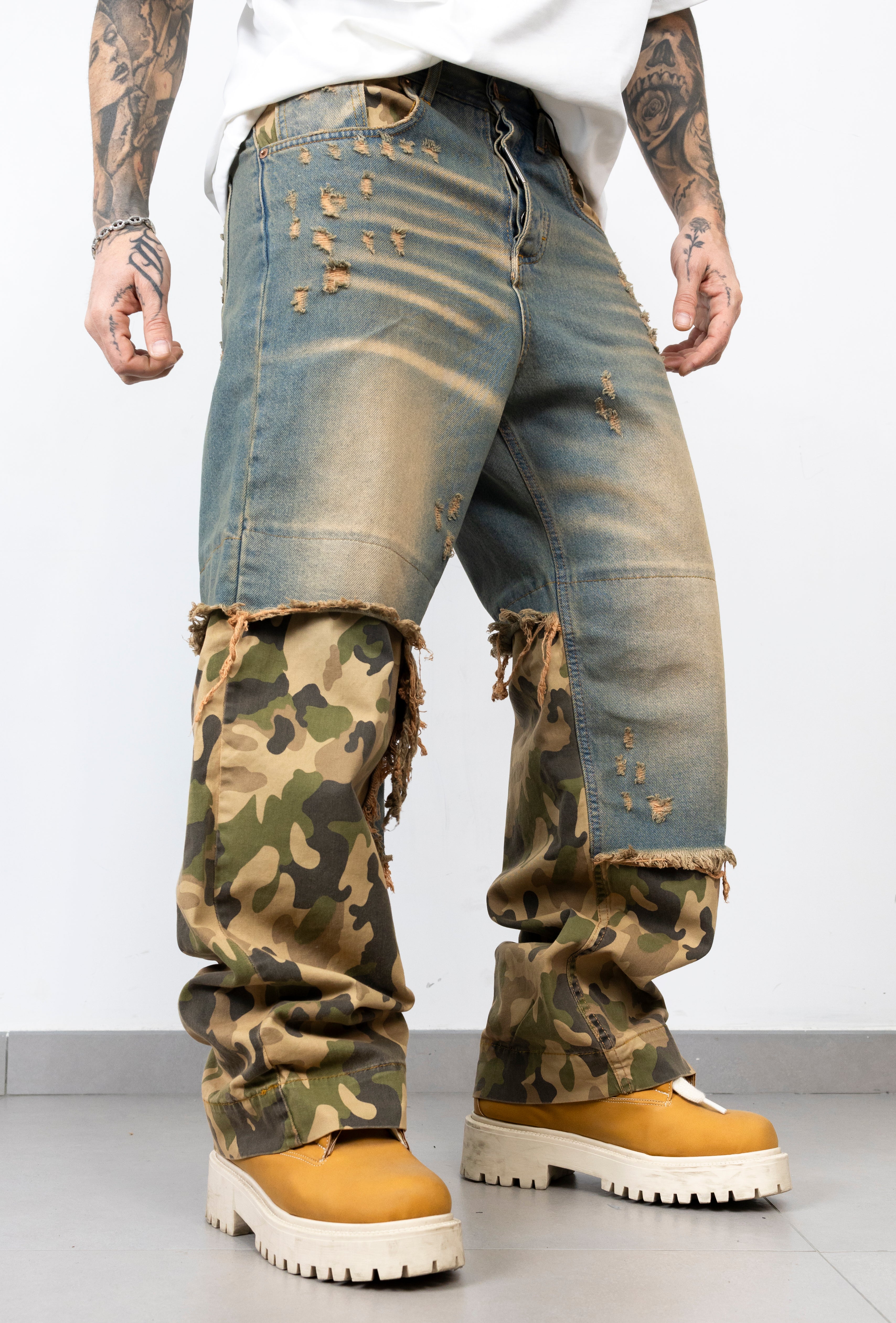 Super baggy army blue