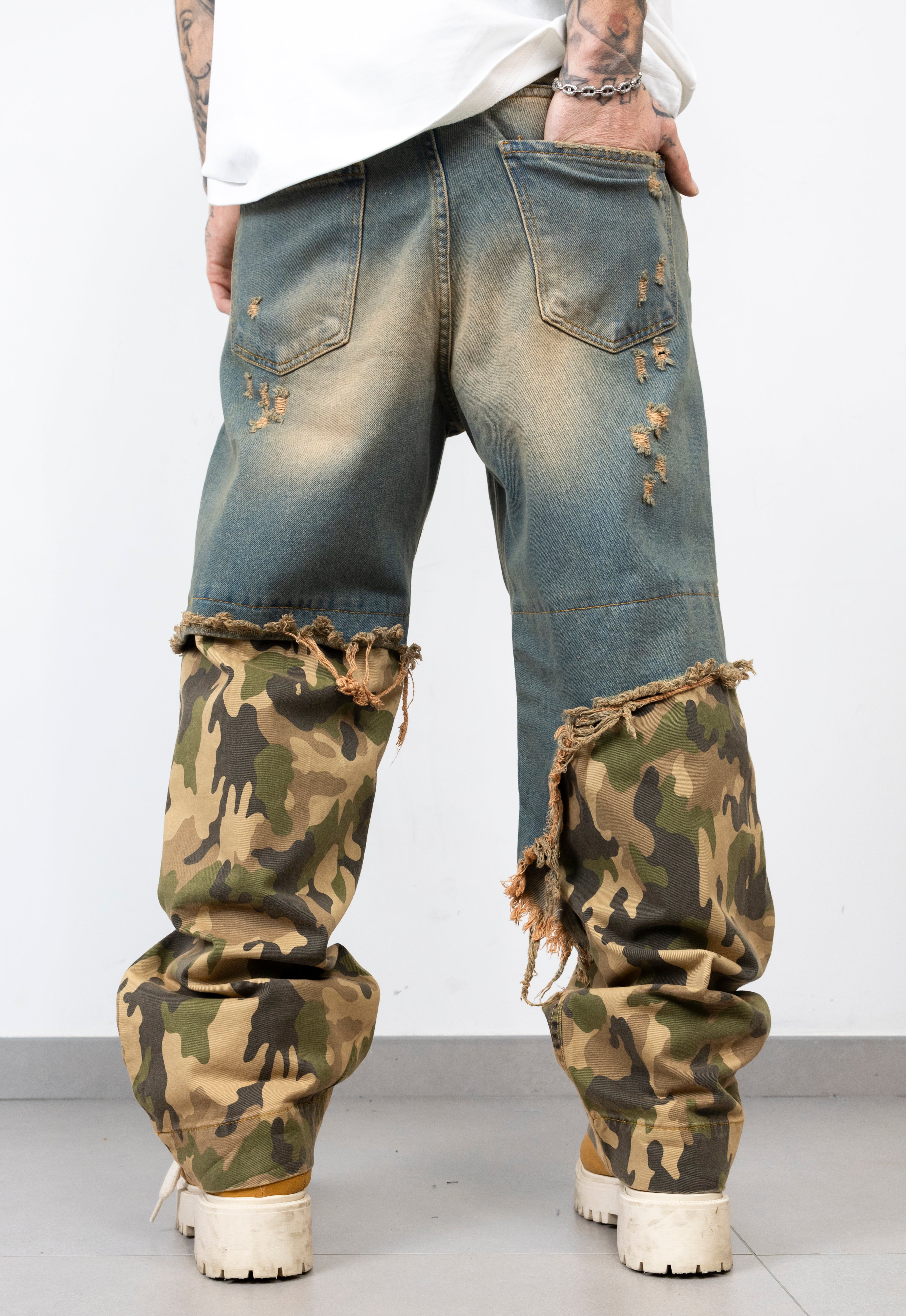 Super baggy army blue