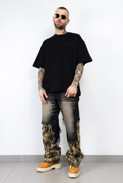 Super baggy army black
