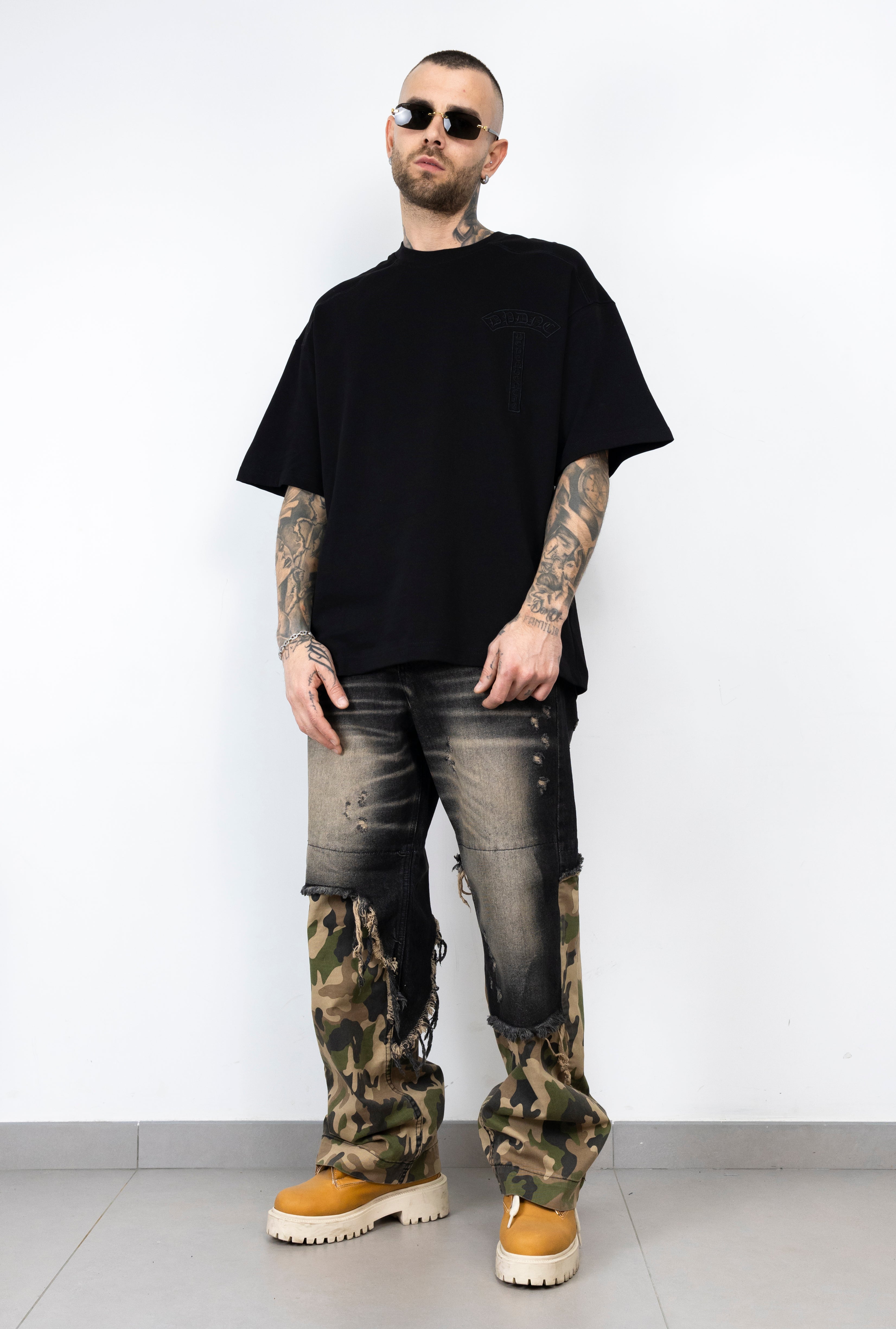 Super baggy army black