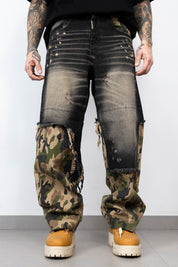 Super baggy army black