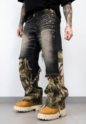Super baggy army black