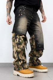 Super baggy army black
