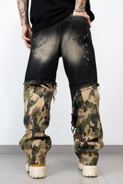 Super baggy army black