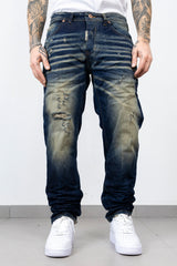 Straight fit urban fade blue