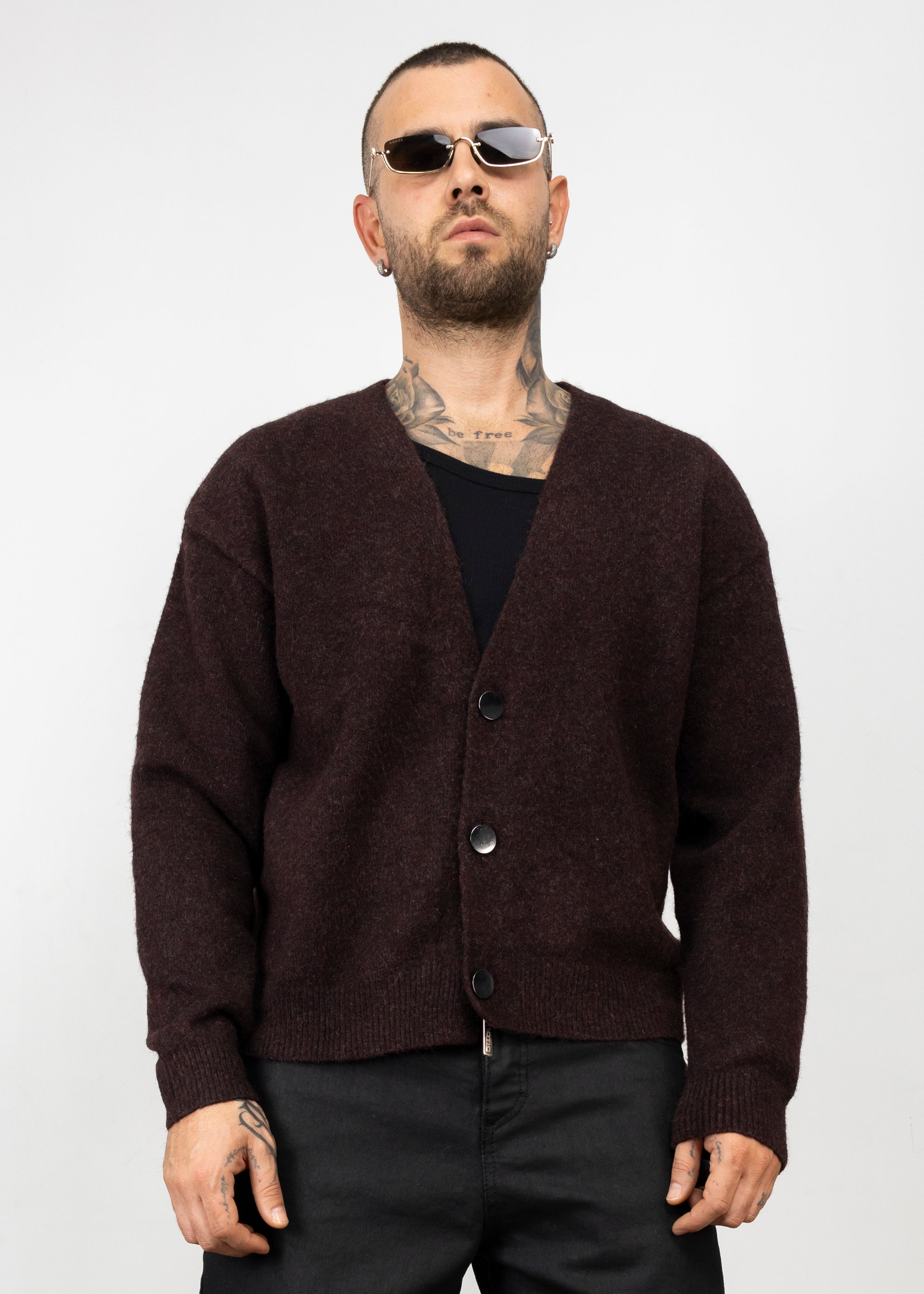 Cardigan Metal Button