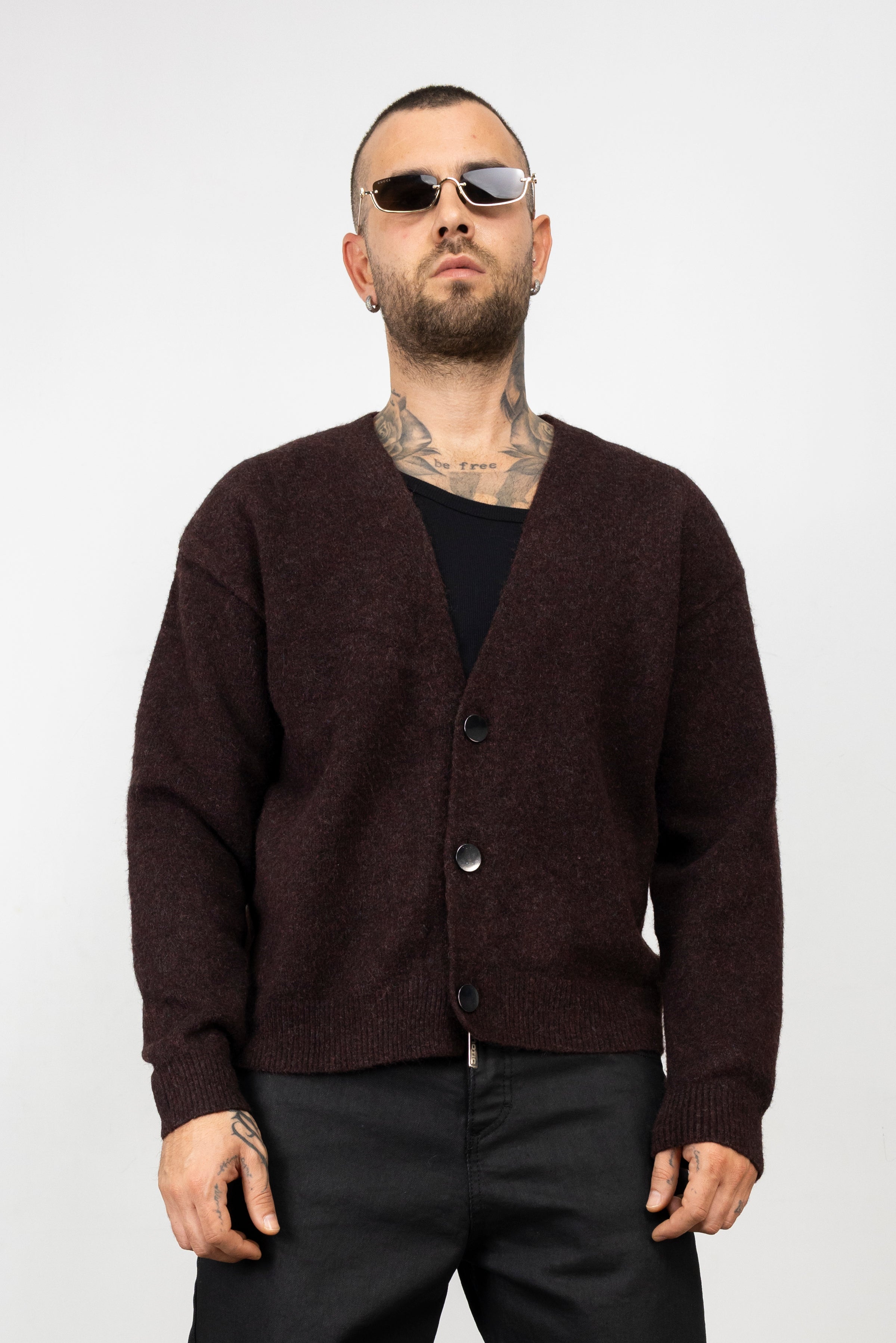 Cardigan Metal Button