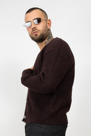 Cardigan Metal Button