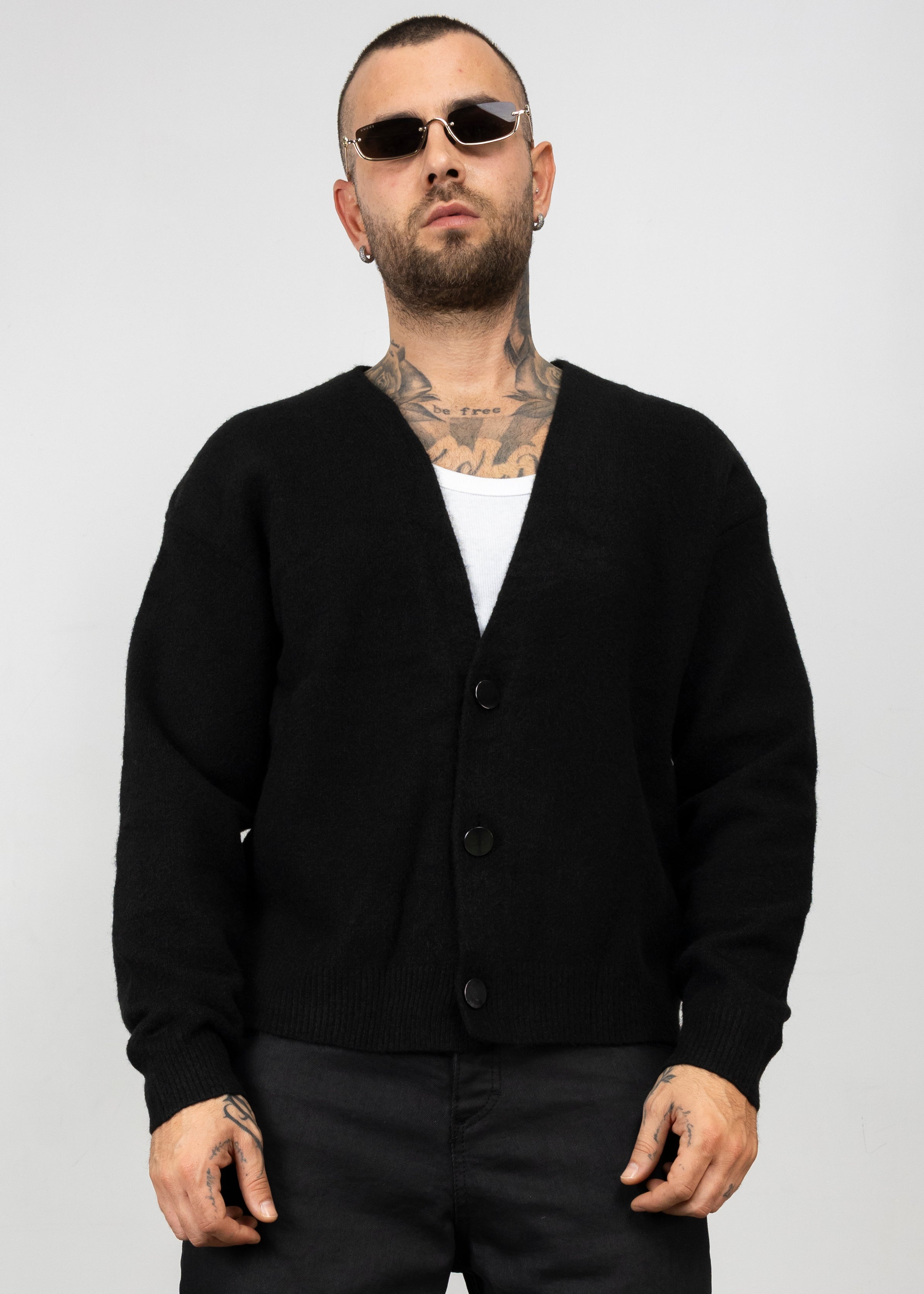 Cardigan Metal Button