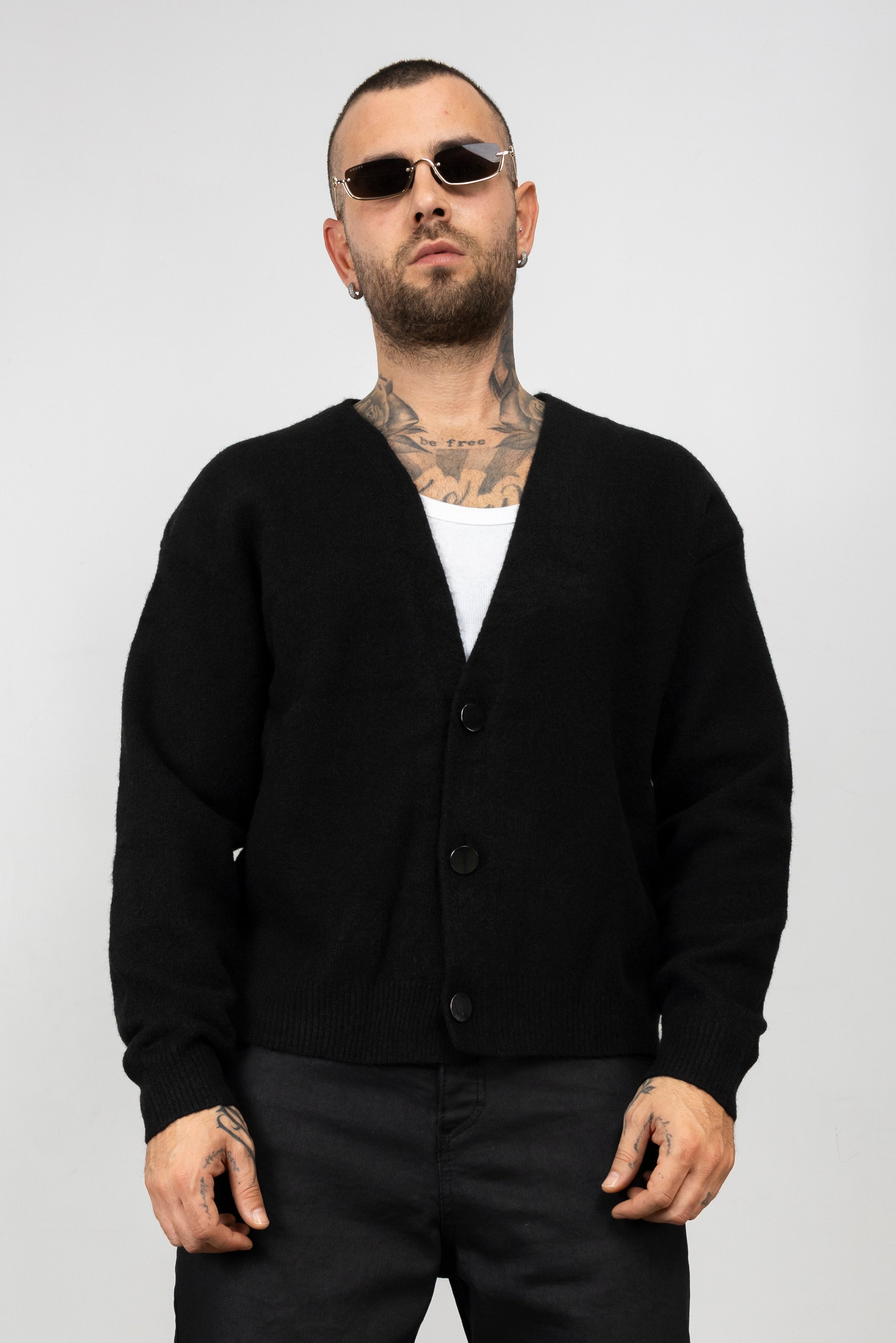 Cardigan Metal Button