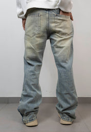 Baggy sky sabbiato zip