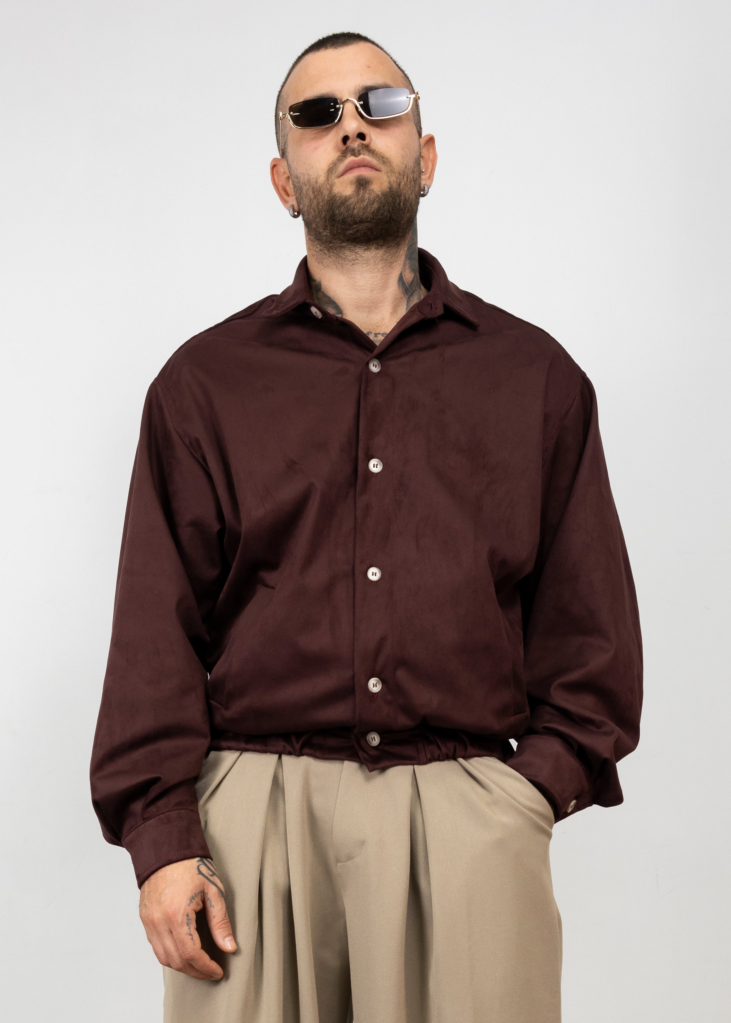 Jacket Scamosciato Button