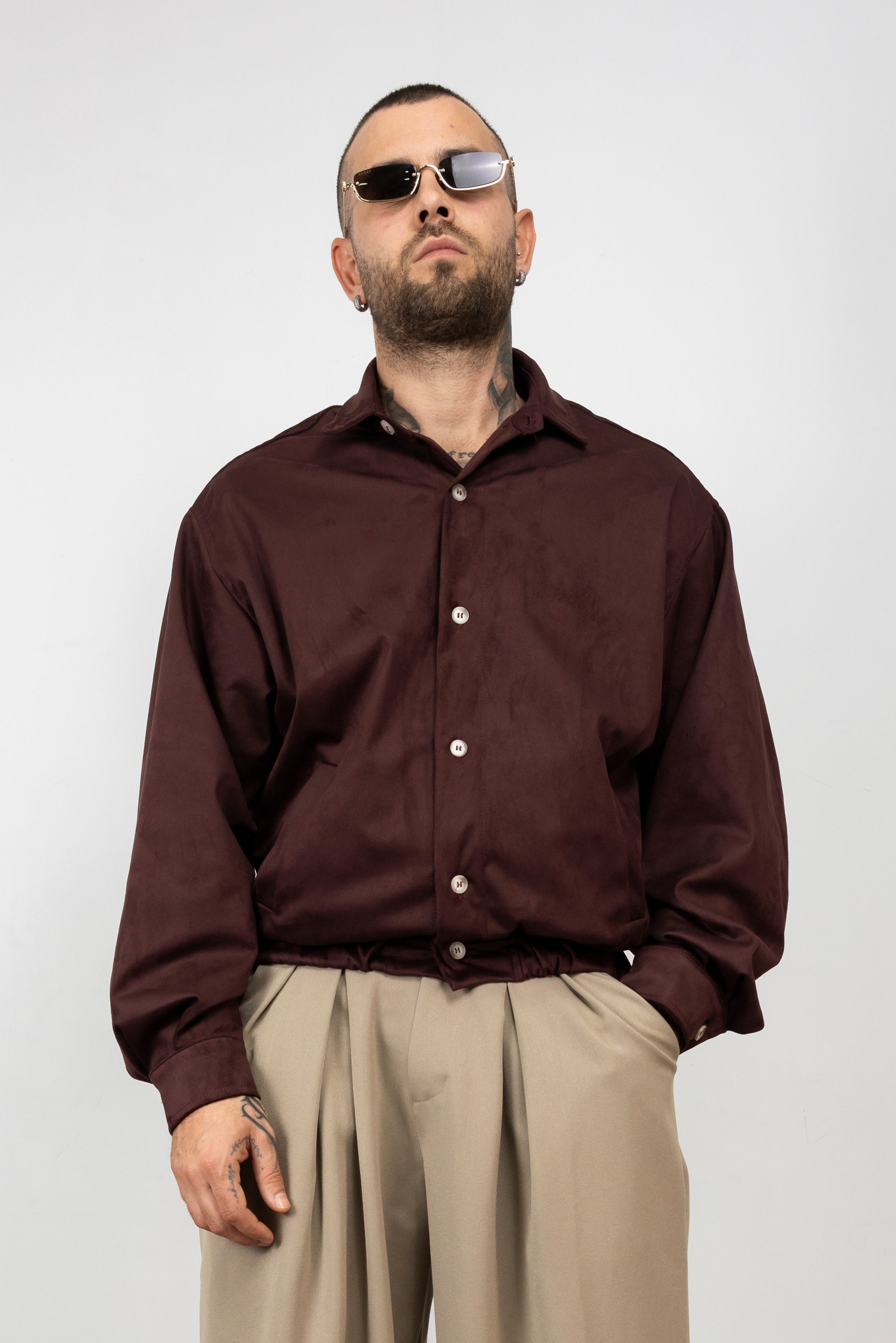 Jacket Scamosciato Button