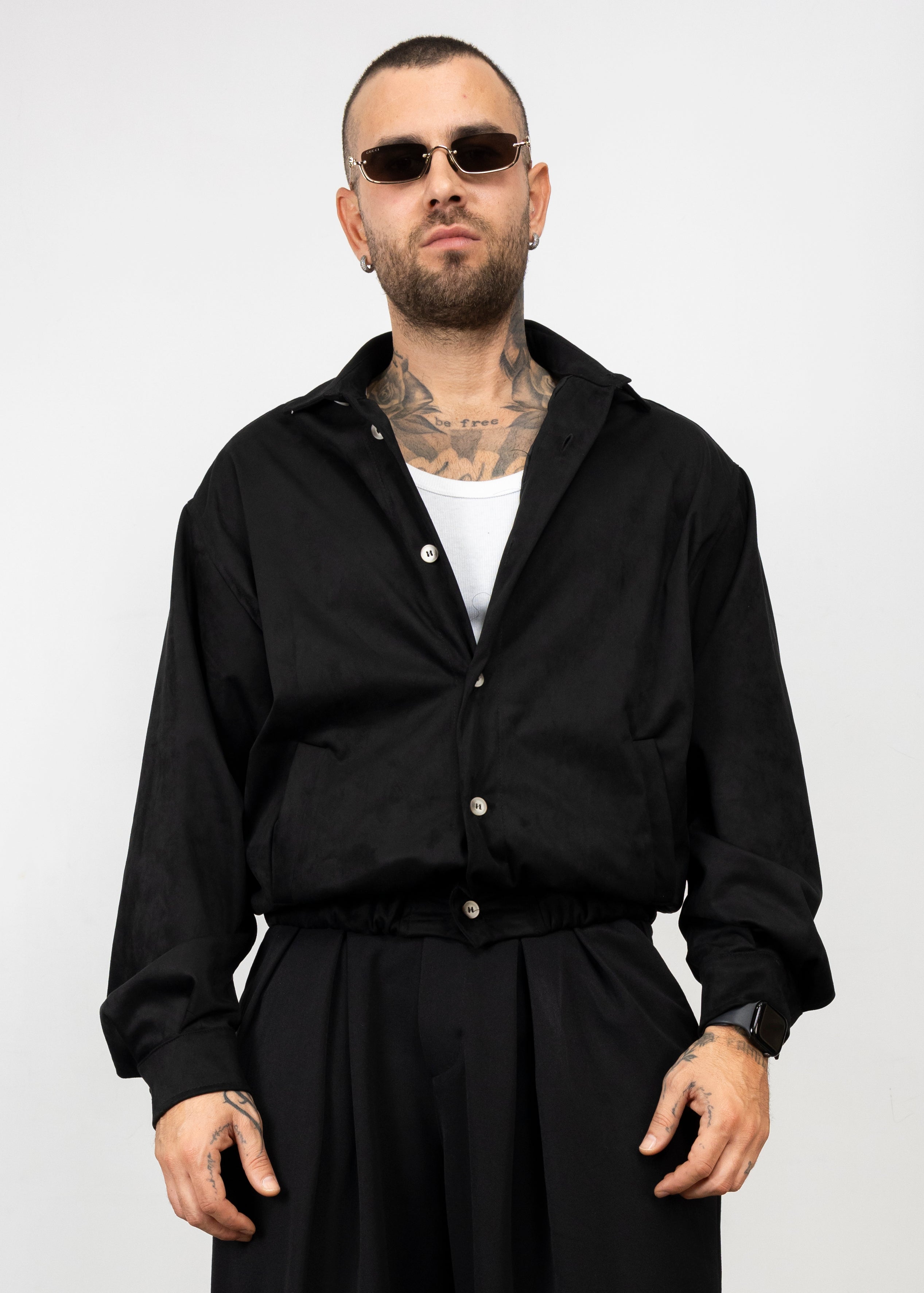 Jacket Scamosciato Button