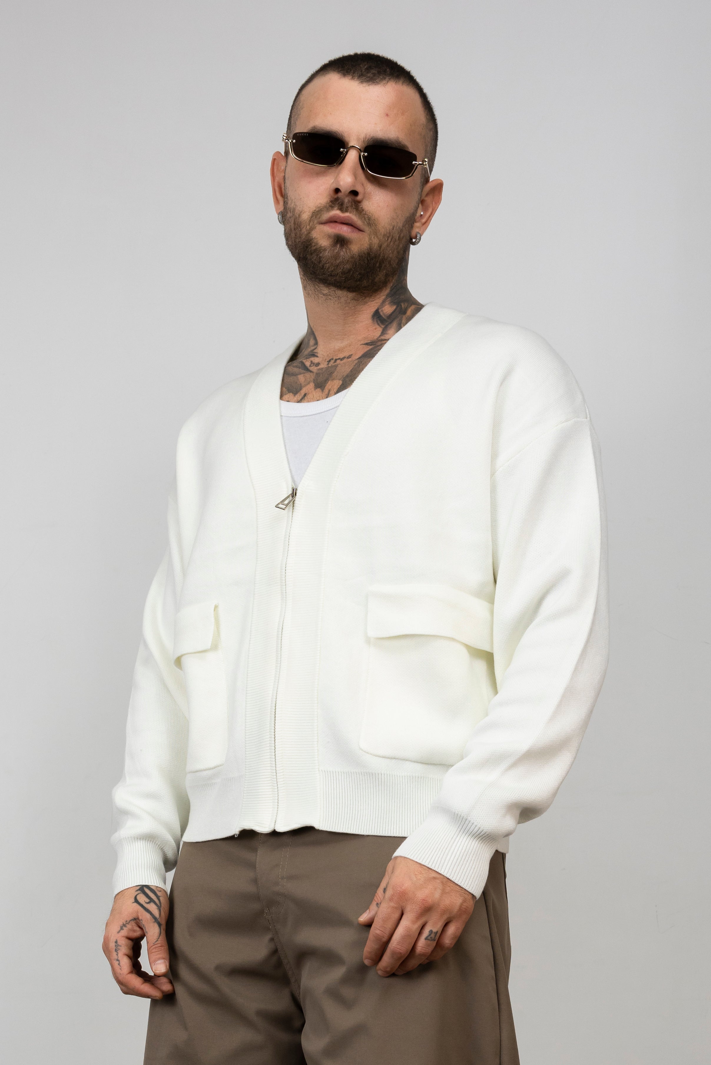 Cardigan V Zip