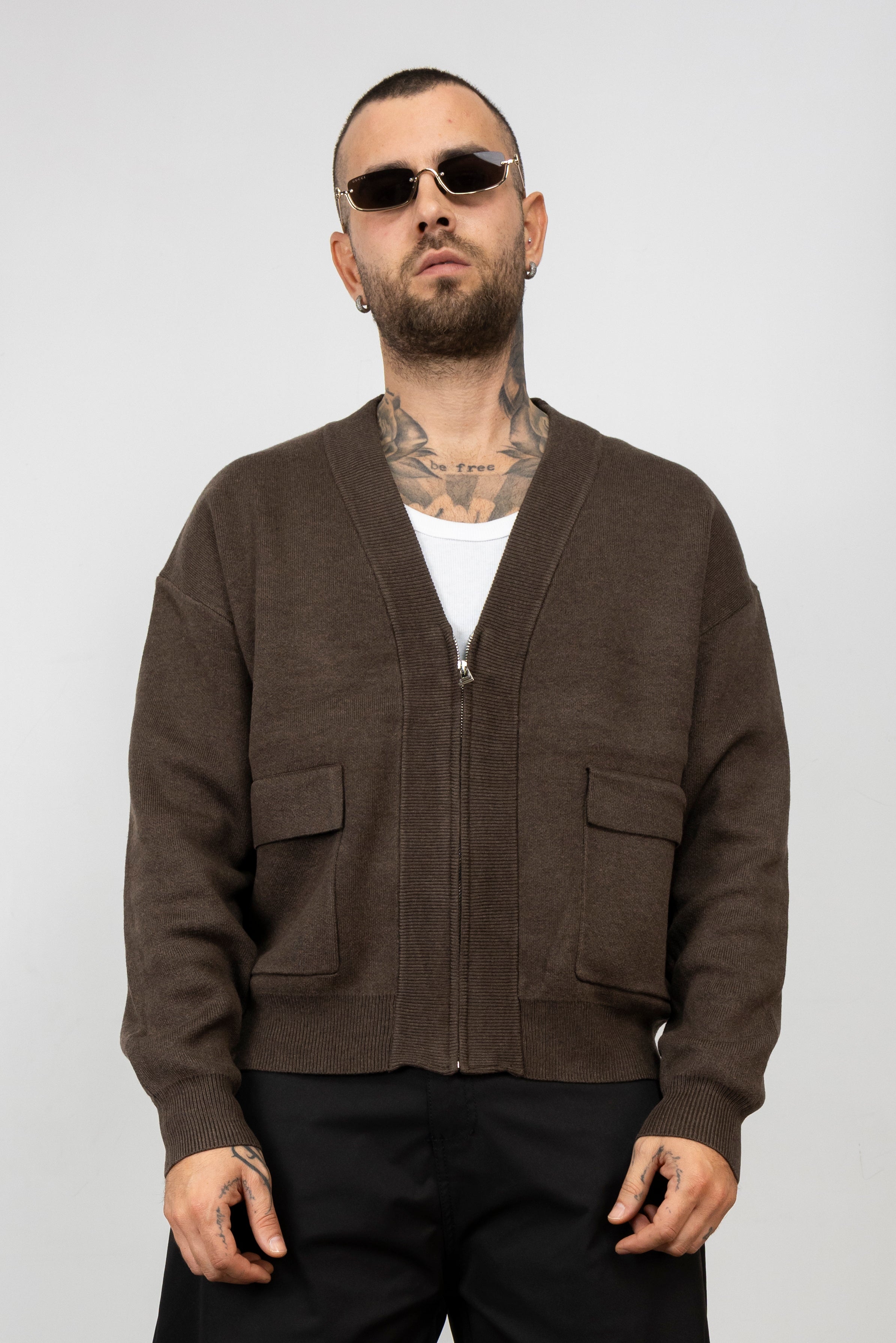 Cardigan V Zip