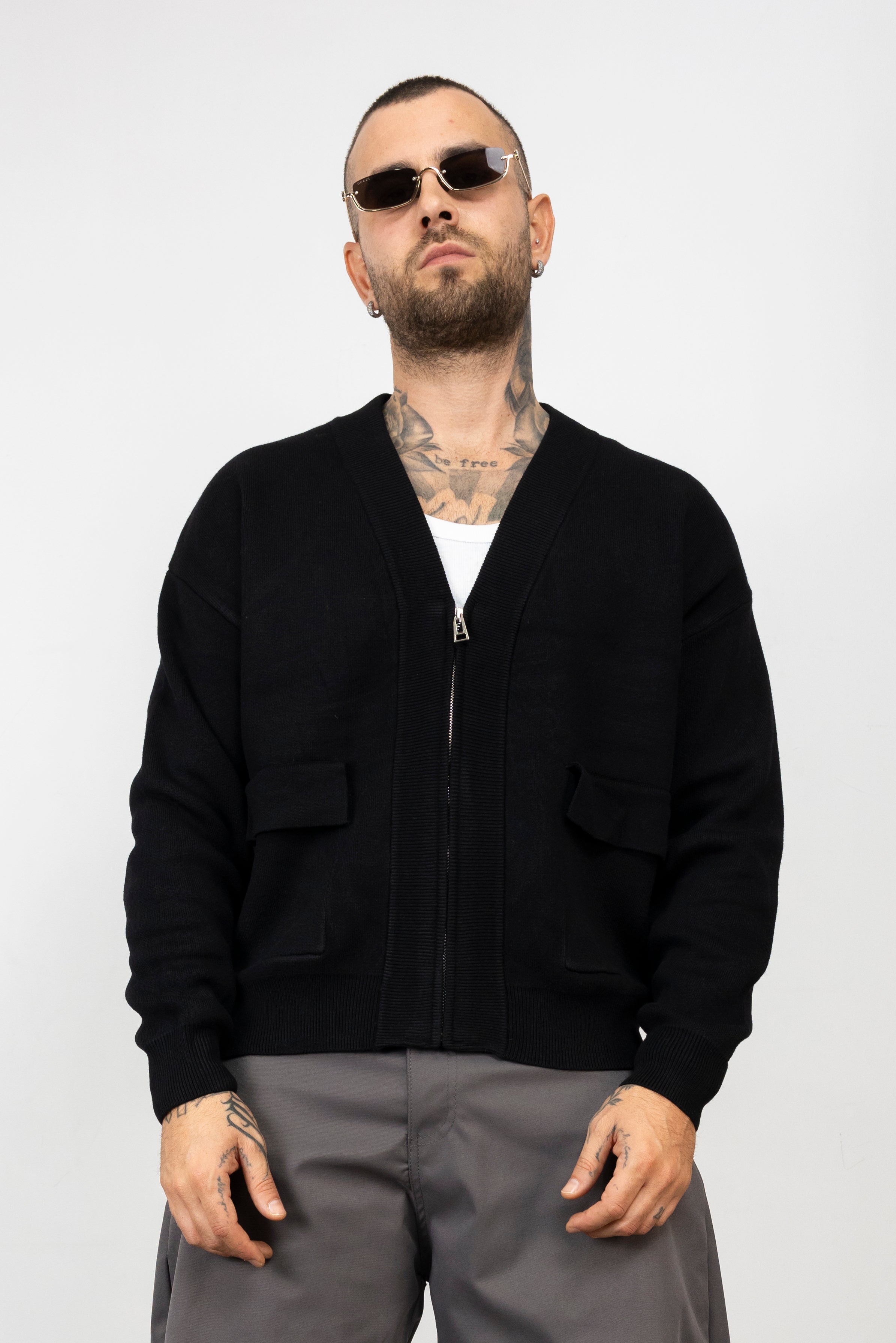 Cardigan V Zip