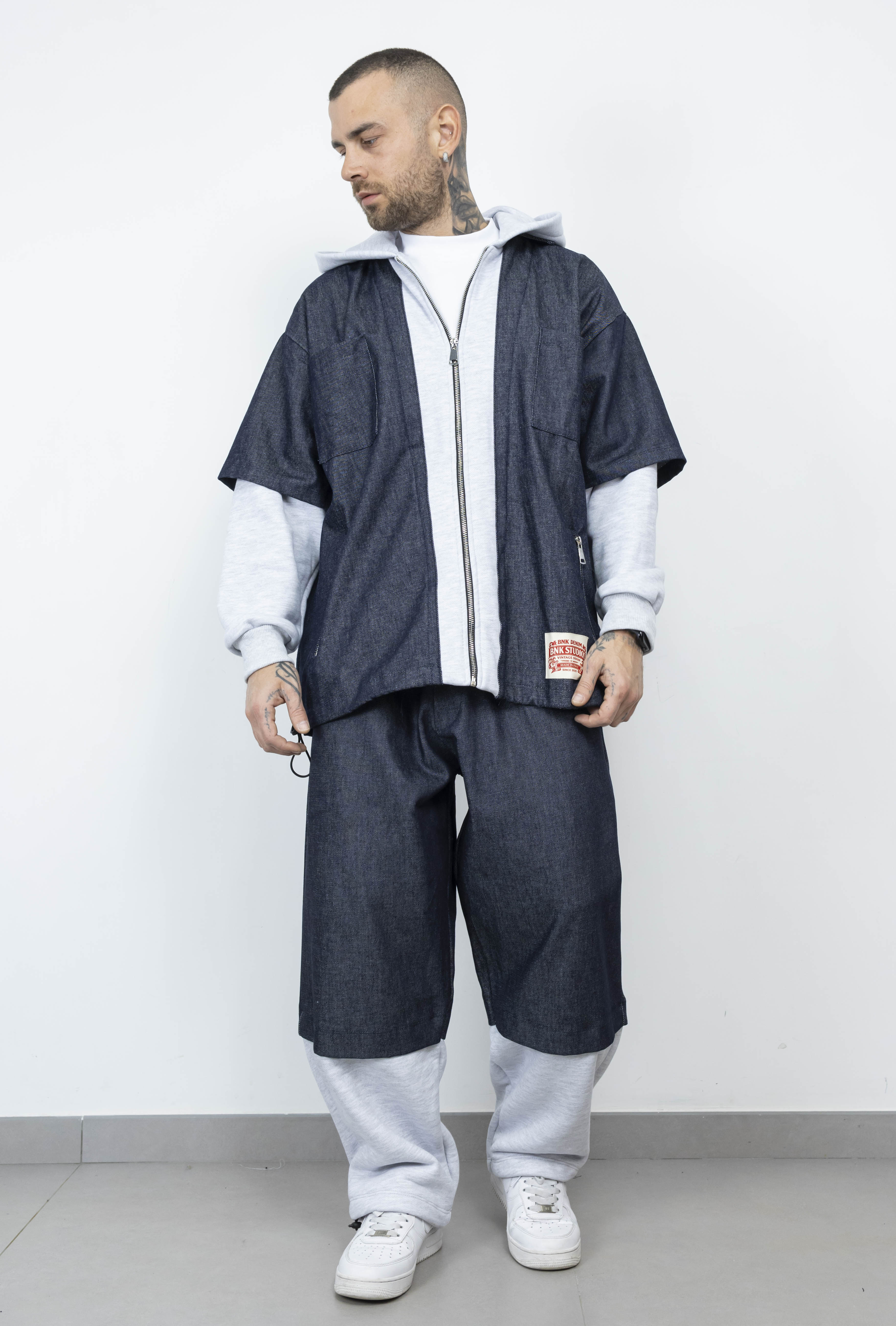 Coordinato felpa giubb.