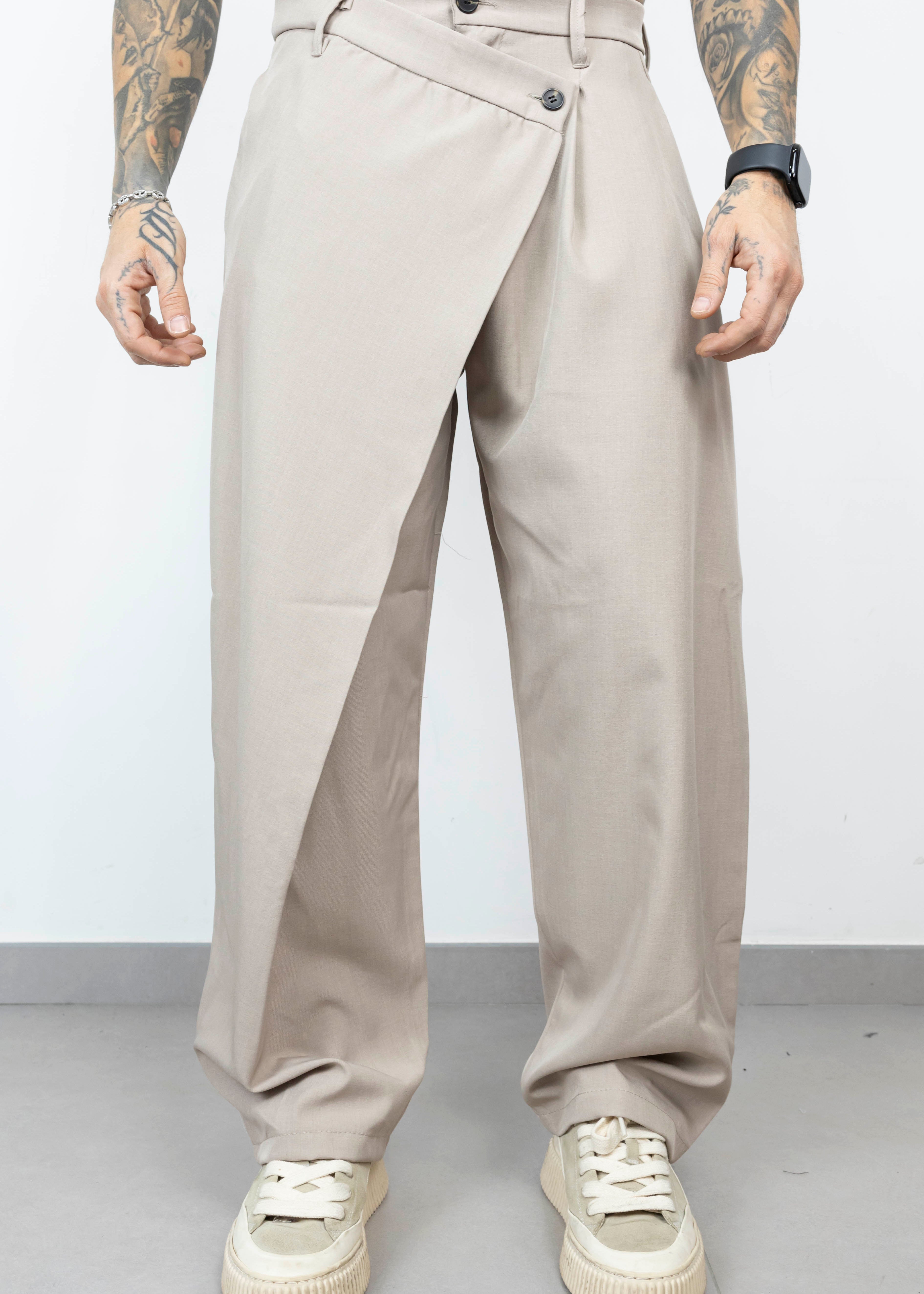 Pant elegant doppia abbottonature