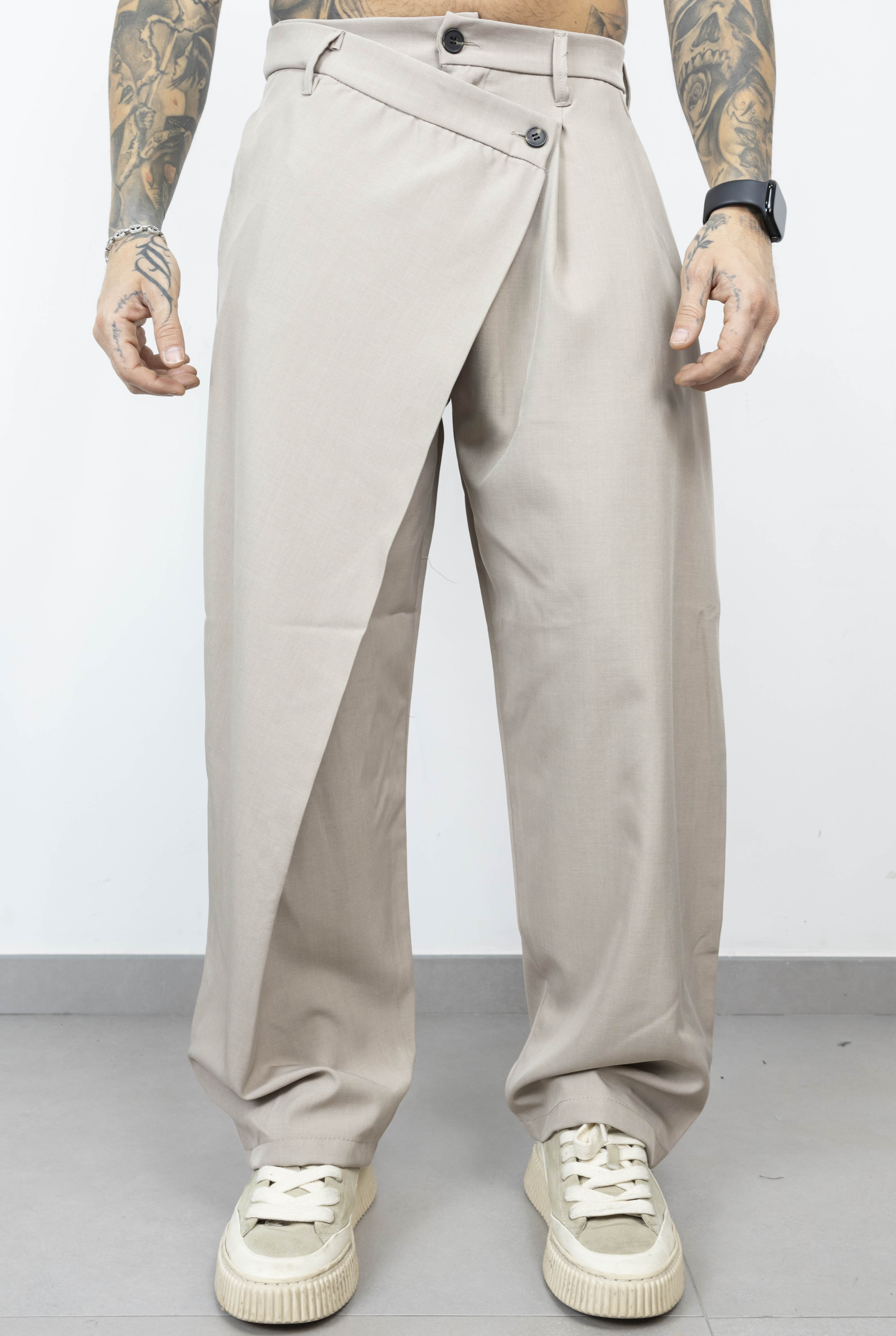 Pant elegant doppia abbottonature