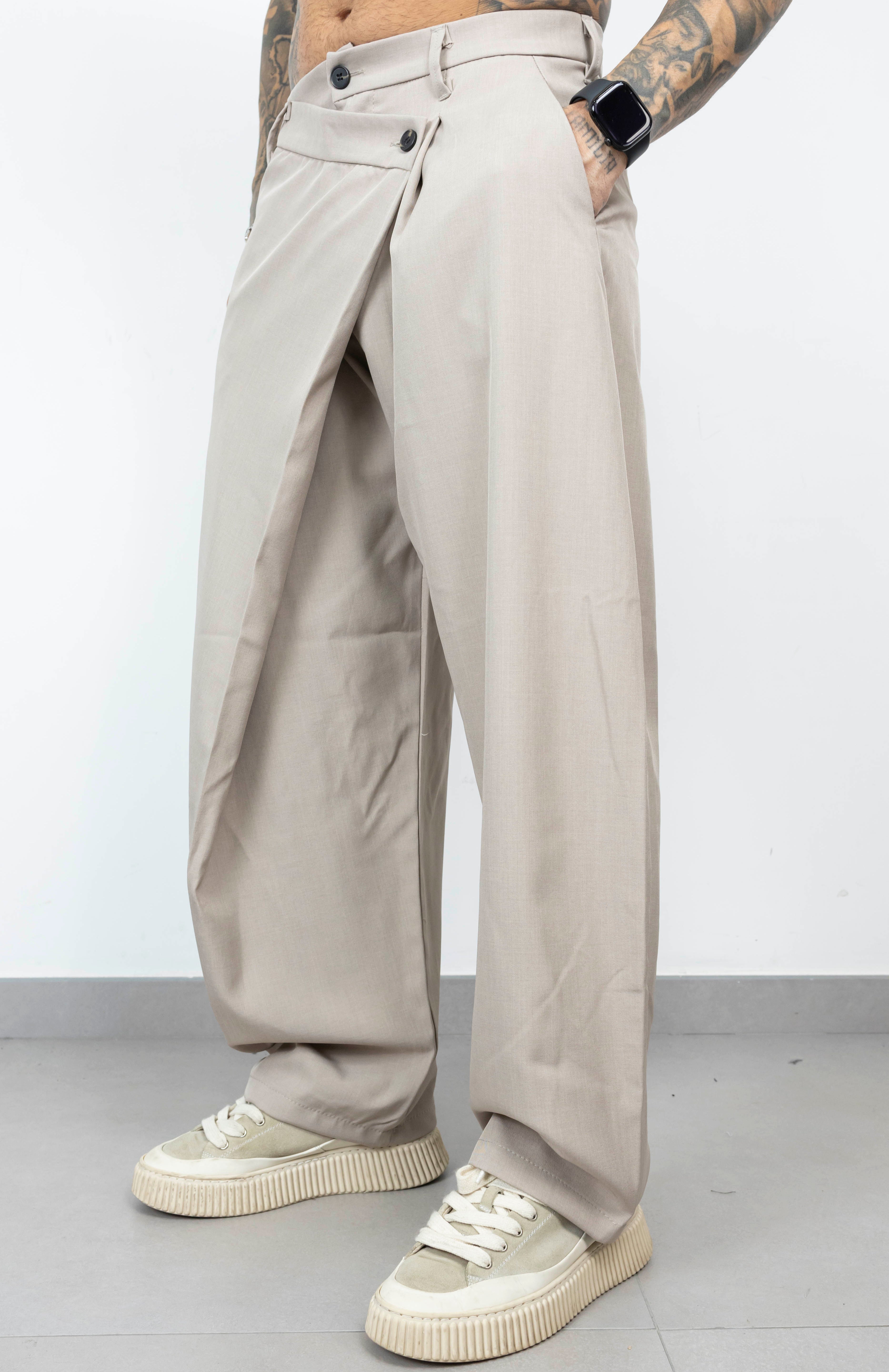 Pant elegant doppia abbottonature