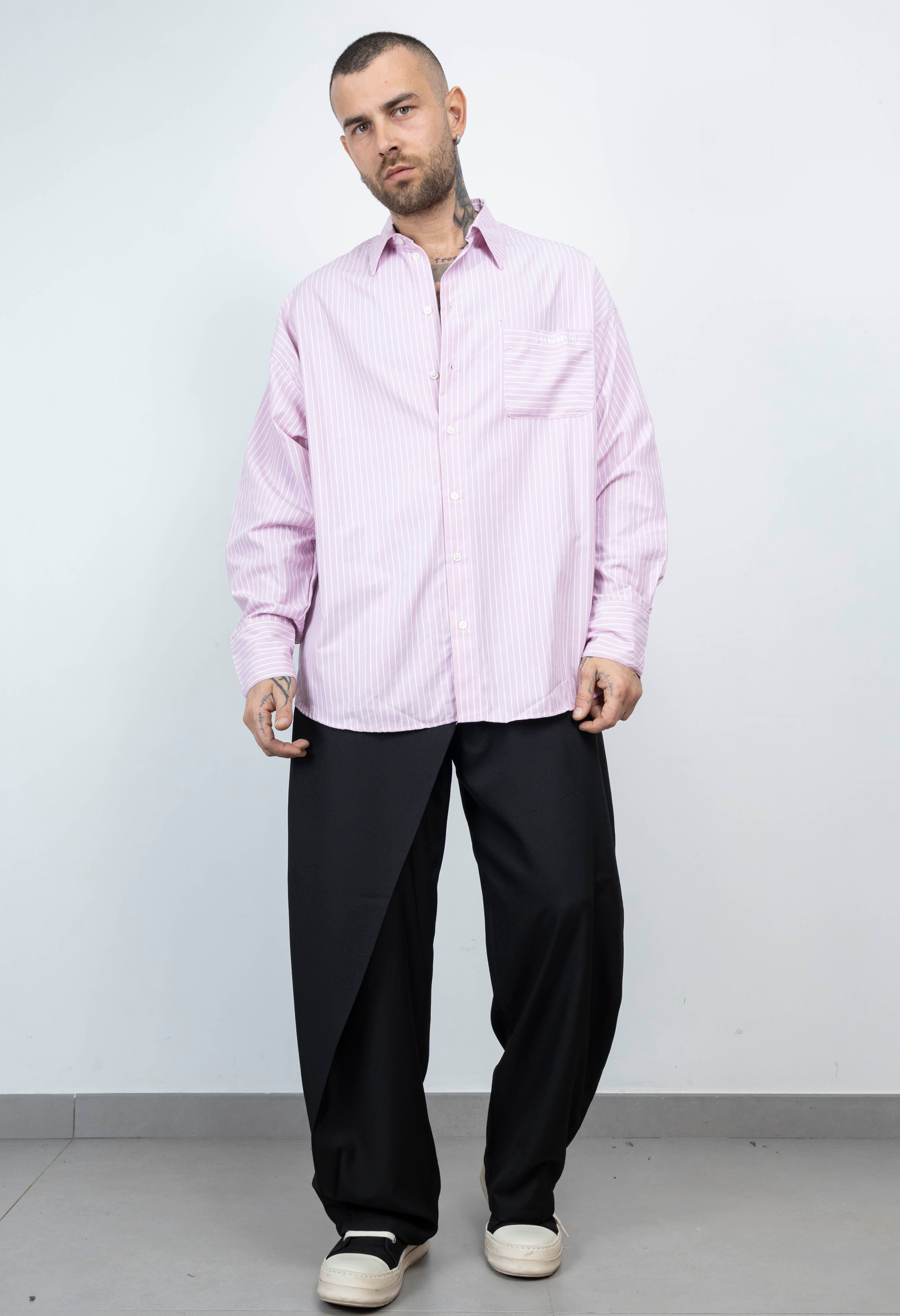 Camicia rigata mnml