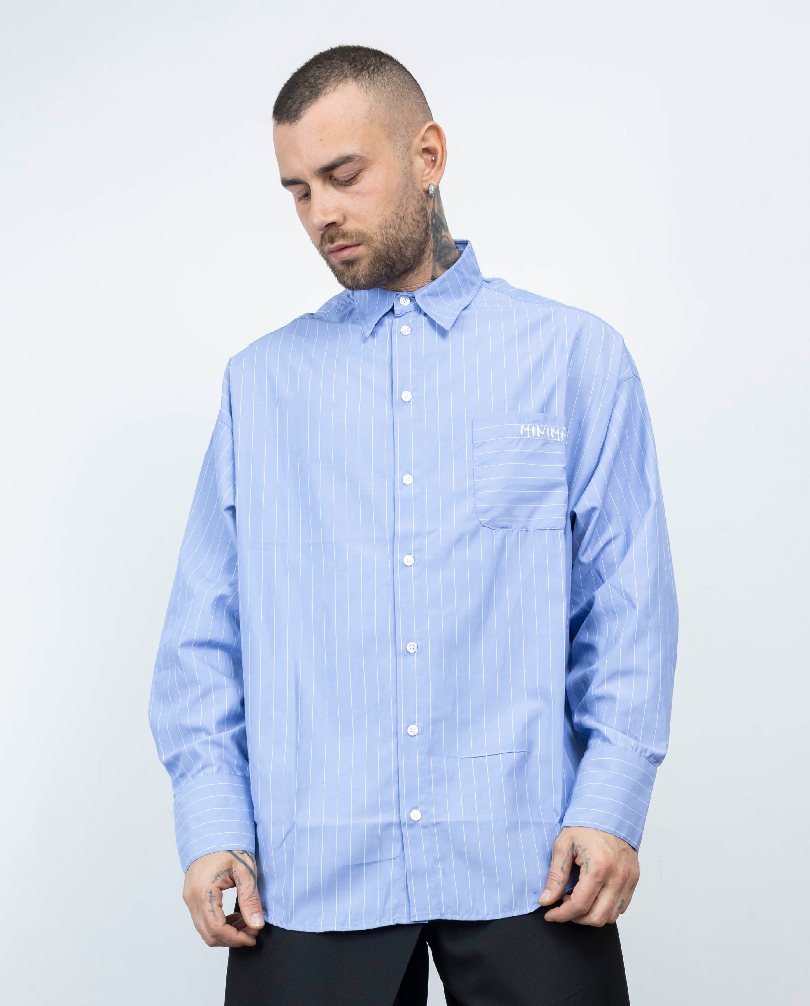 Camicia rigata mnml