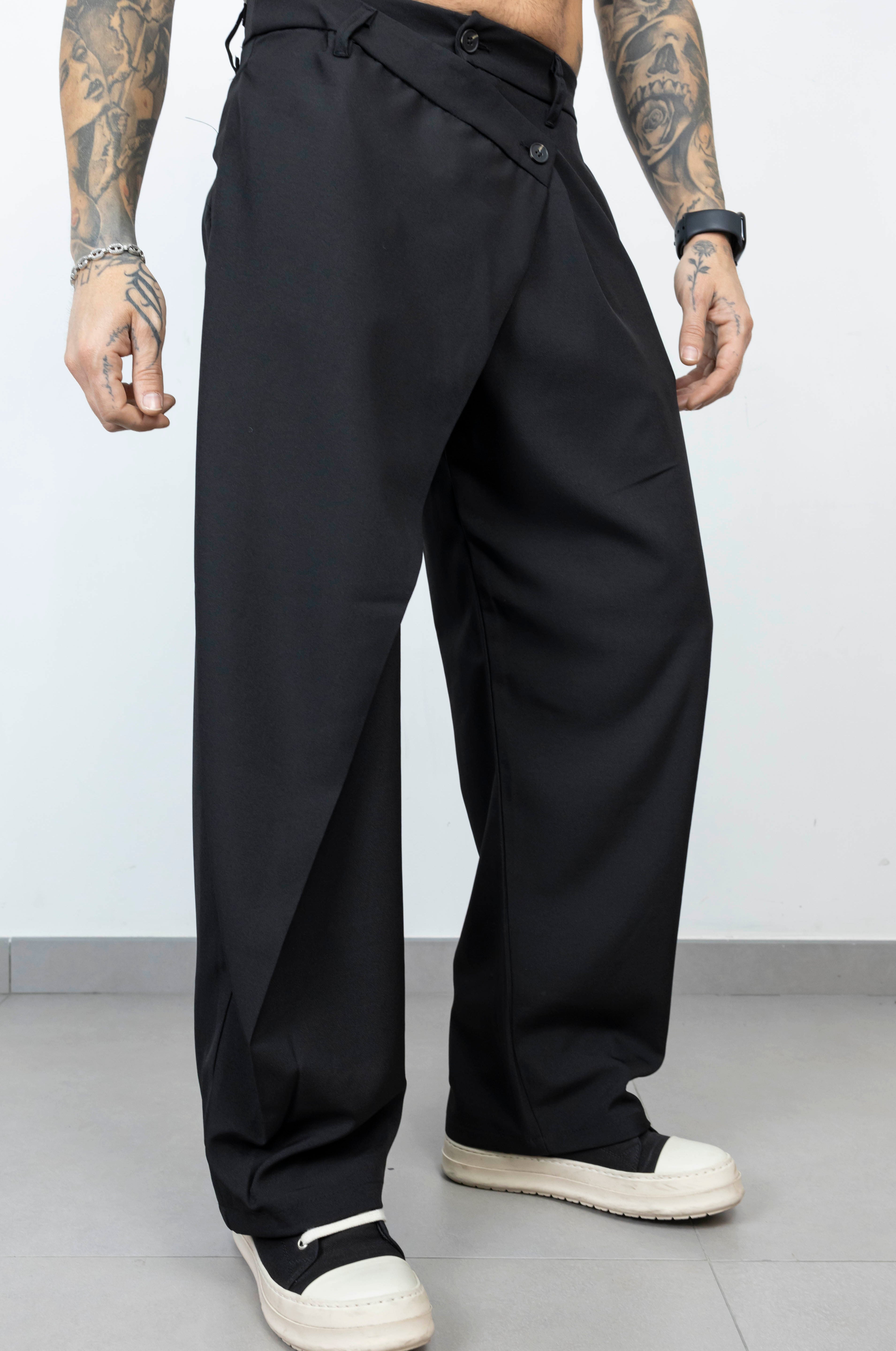 Pant elegant doppia abbottonature