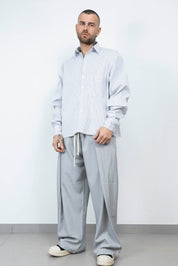 Camicia cargo shirt righe