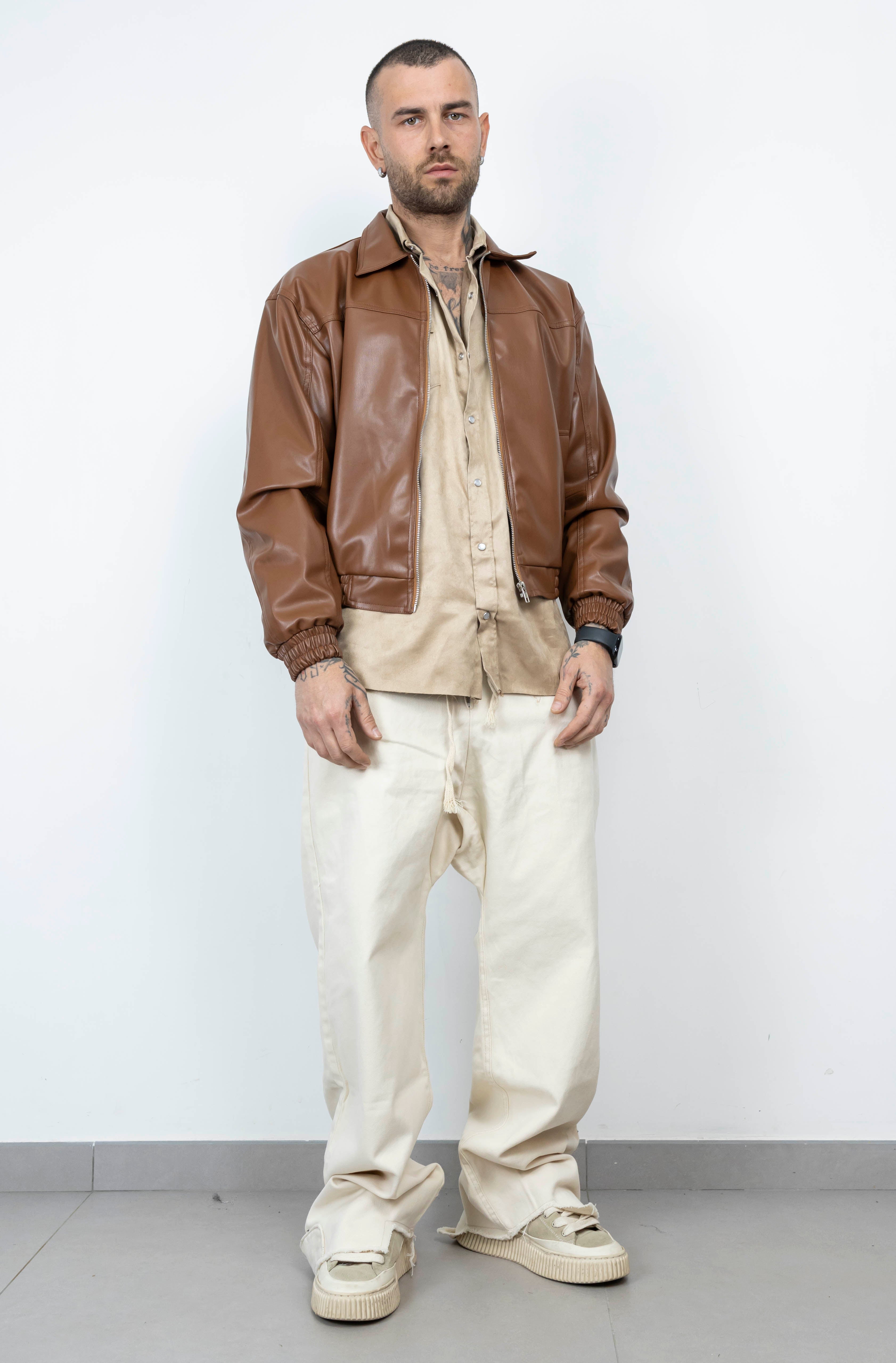 Chiodo eco pelle mnml