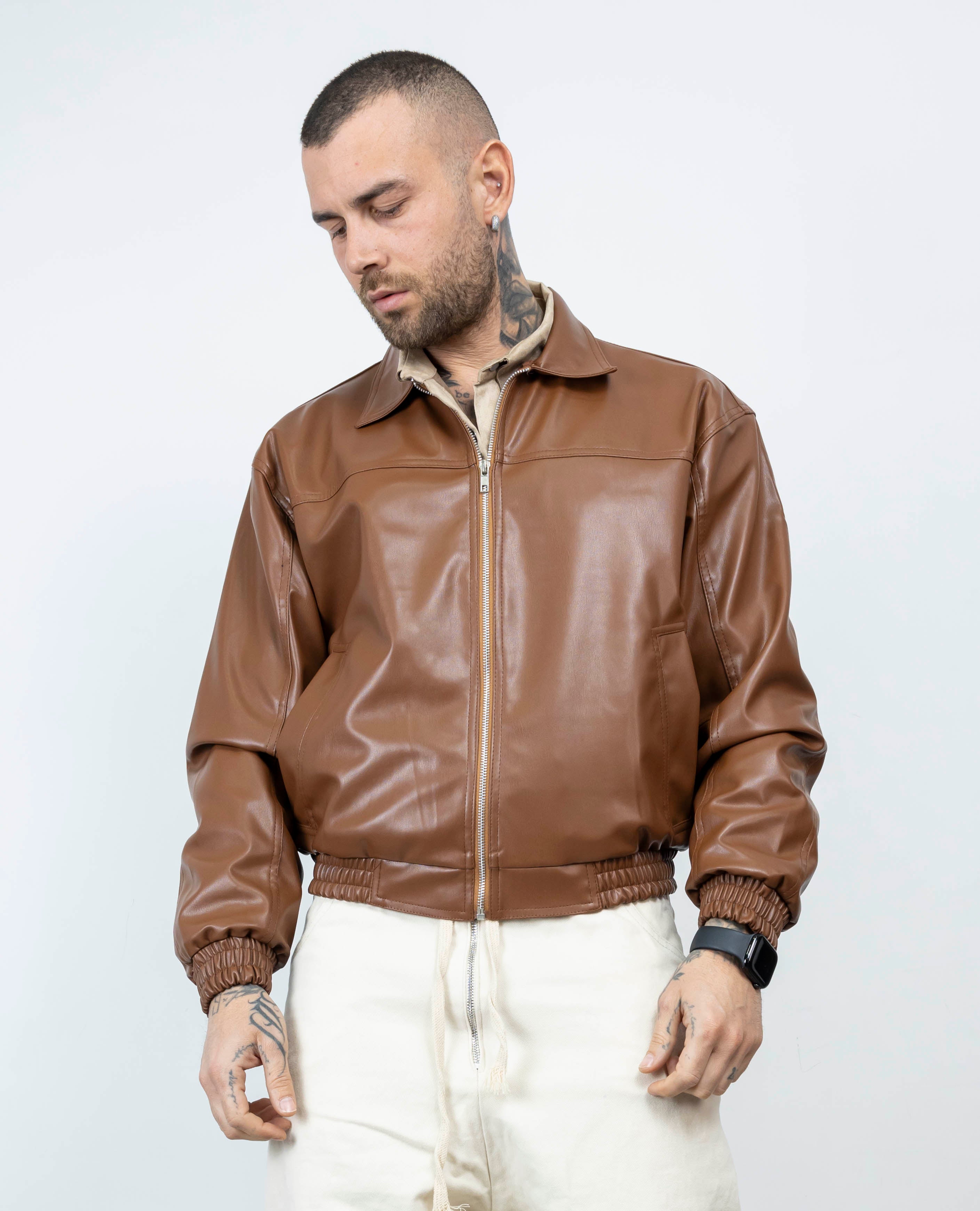 Chiodo eco pelle mnml