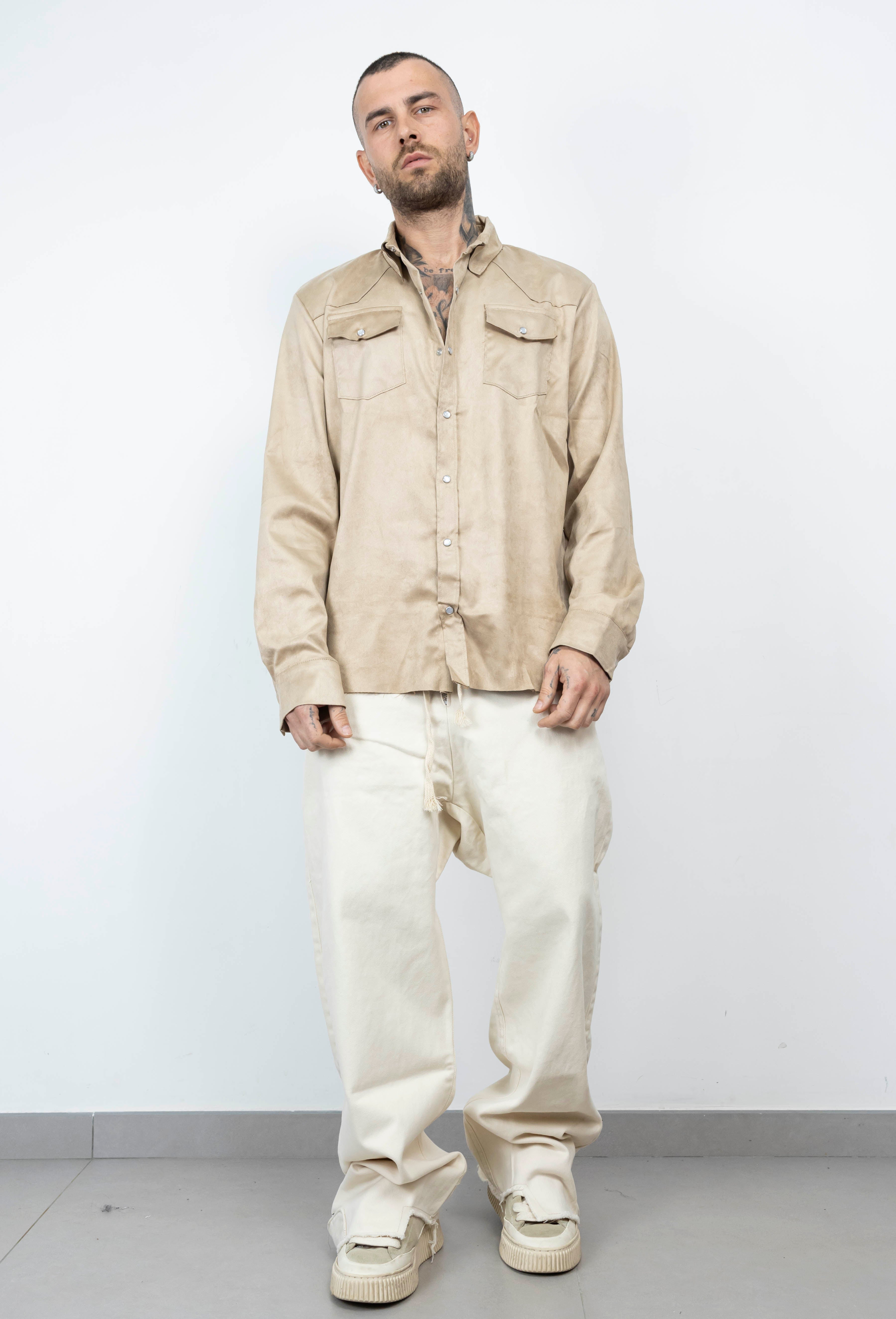 Pant over laccio
