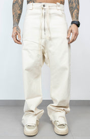 Pant over laccio