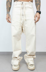 Pant over laccio