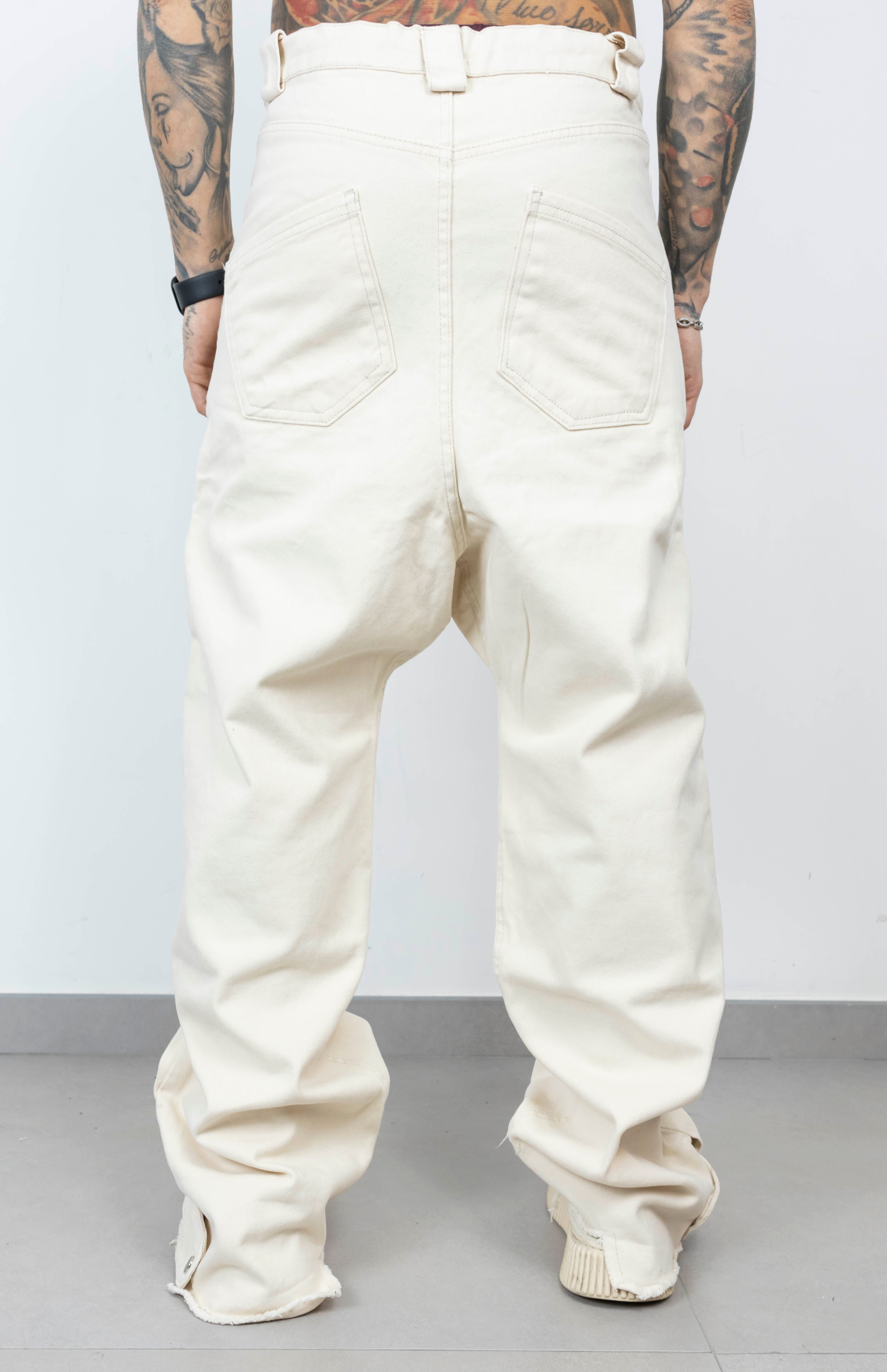 Pant over laccio