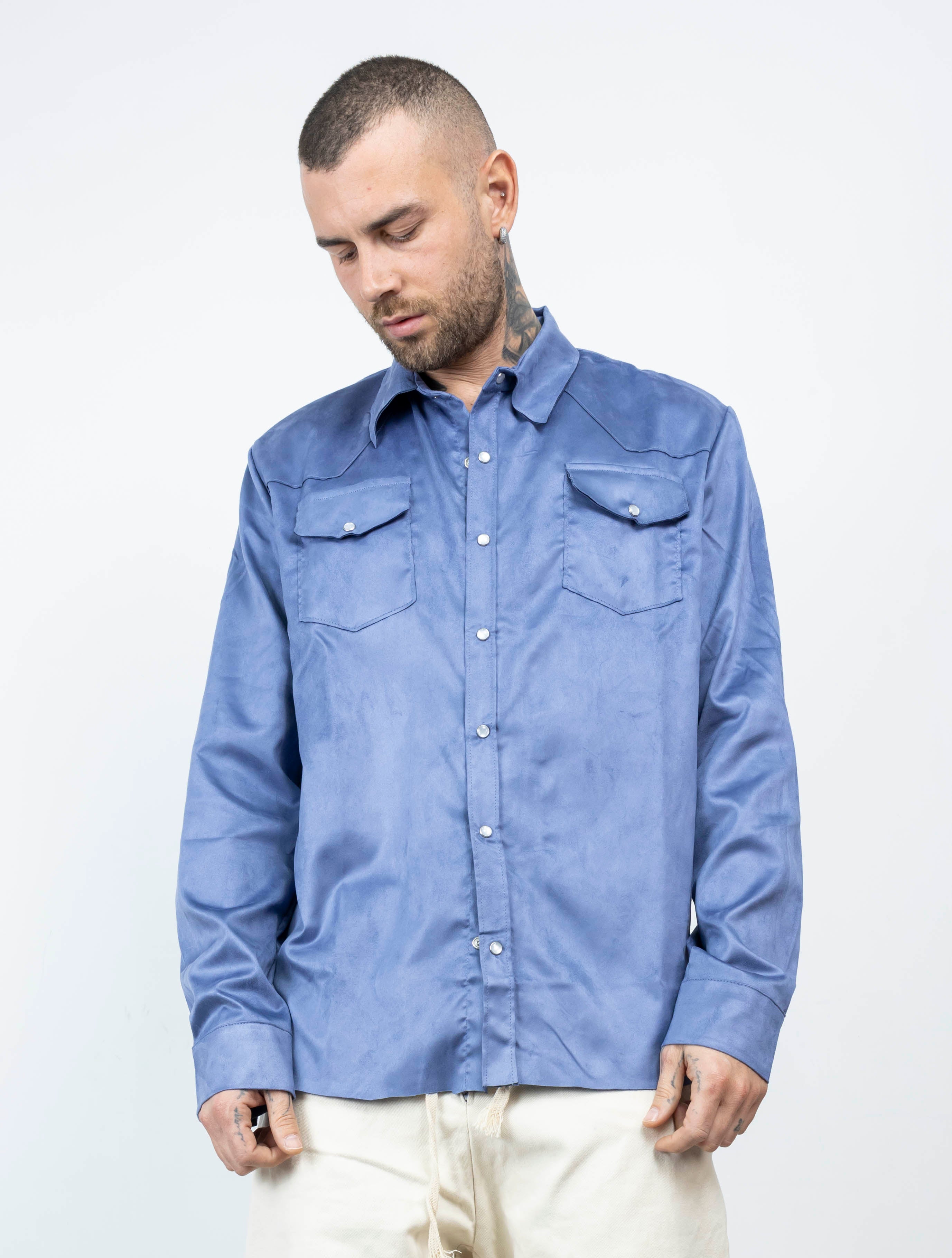 Camicia velluto mnml